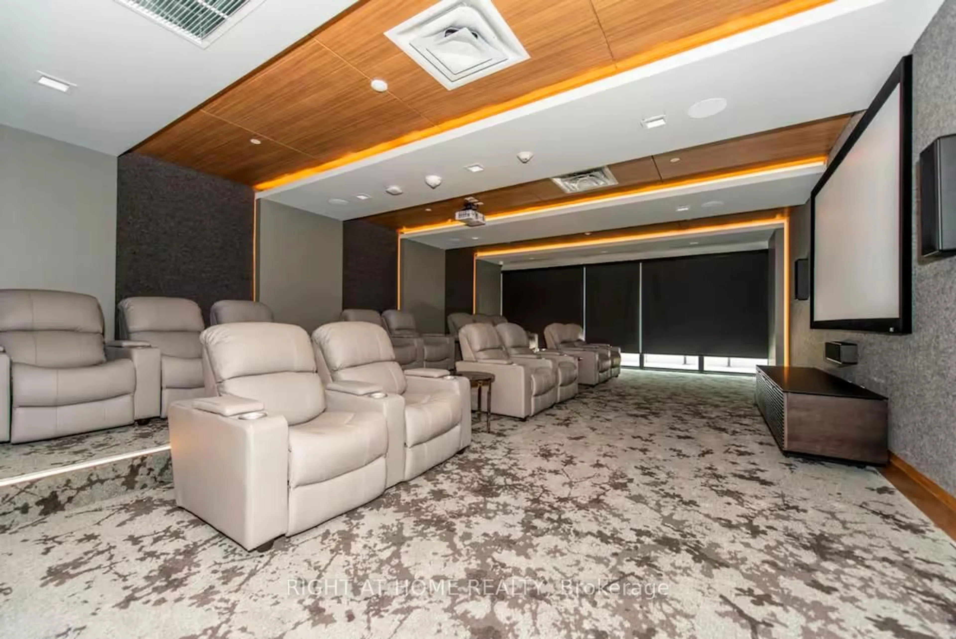 Home theater for 30 Shore Breeze Dr #334, Toronto Ontario M8V 1A1