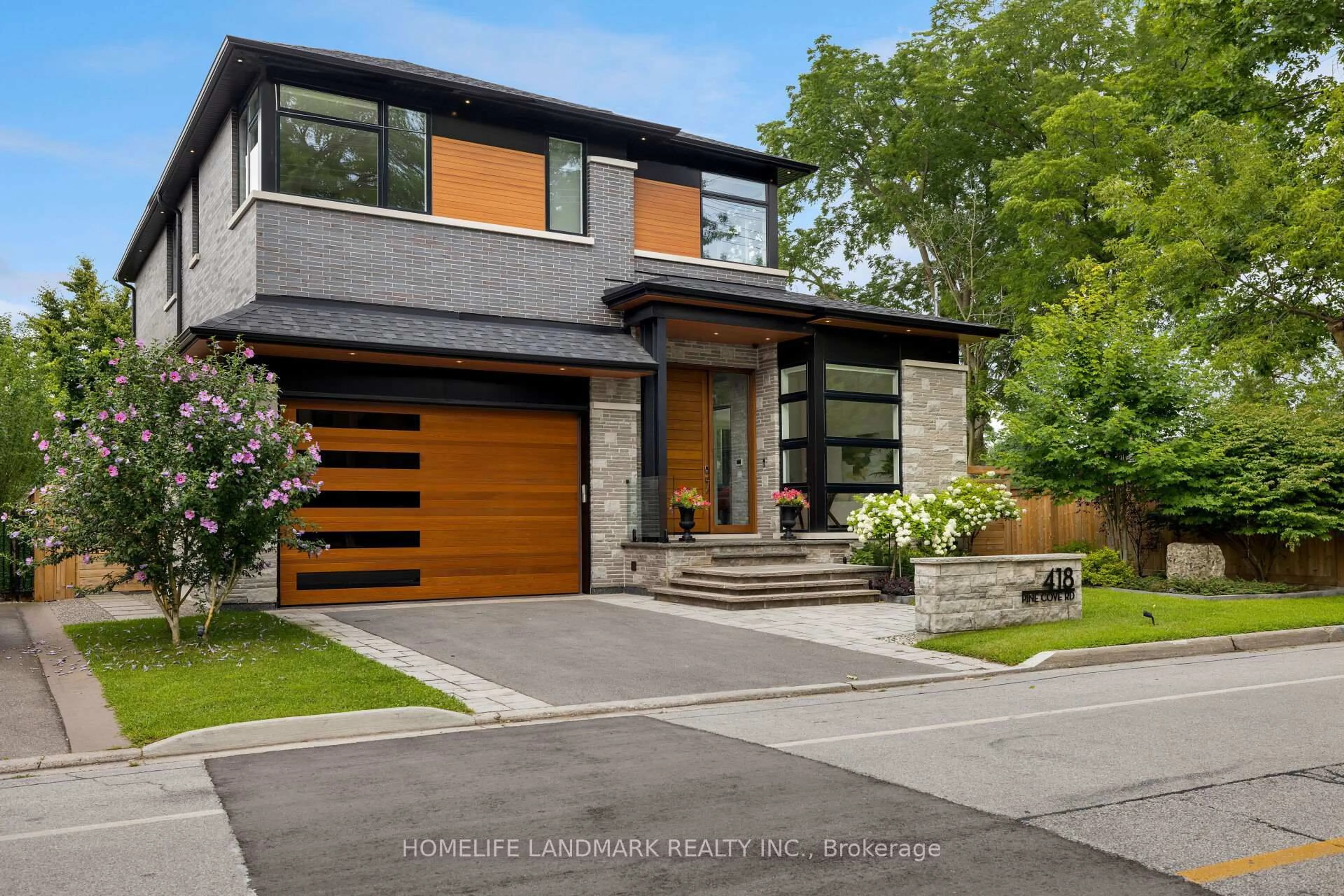 Home with brick exterior material, street for 418 PINE COVE Rd, Burlington Ontario L7N 1W5