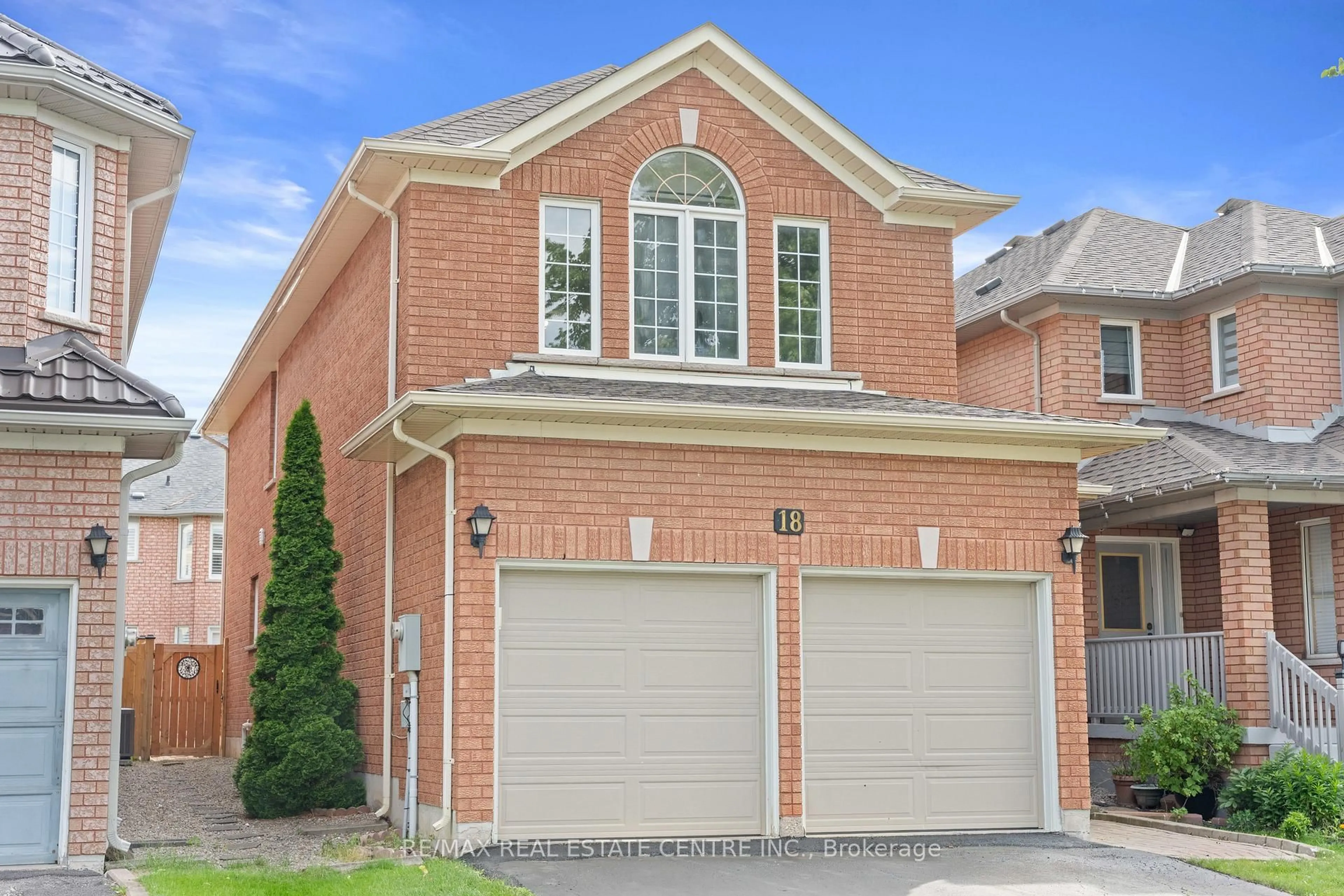 Home with brick exterior material, street for 18 Velvet Grass Lane, Brampton Ontario L6R 1W6