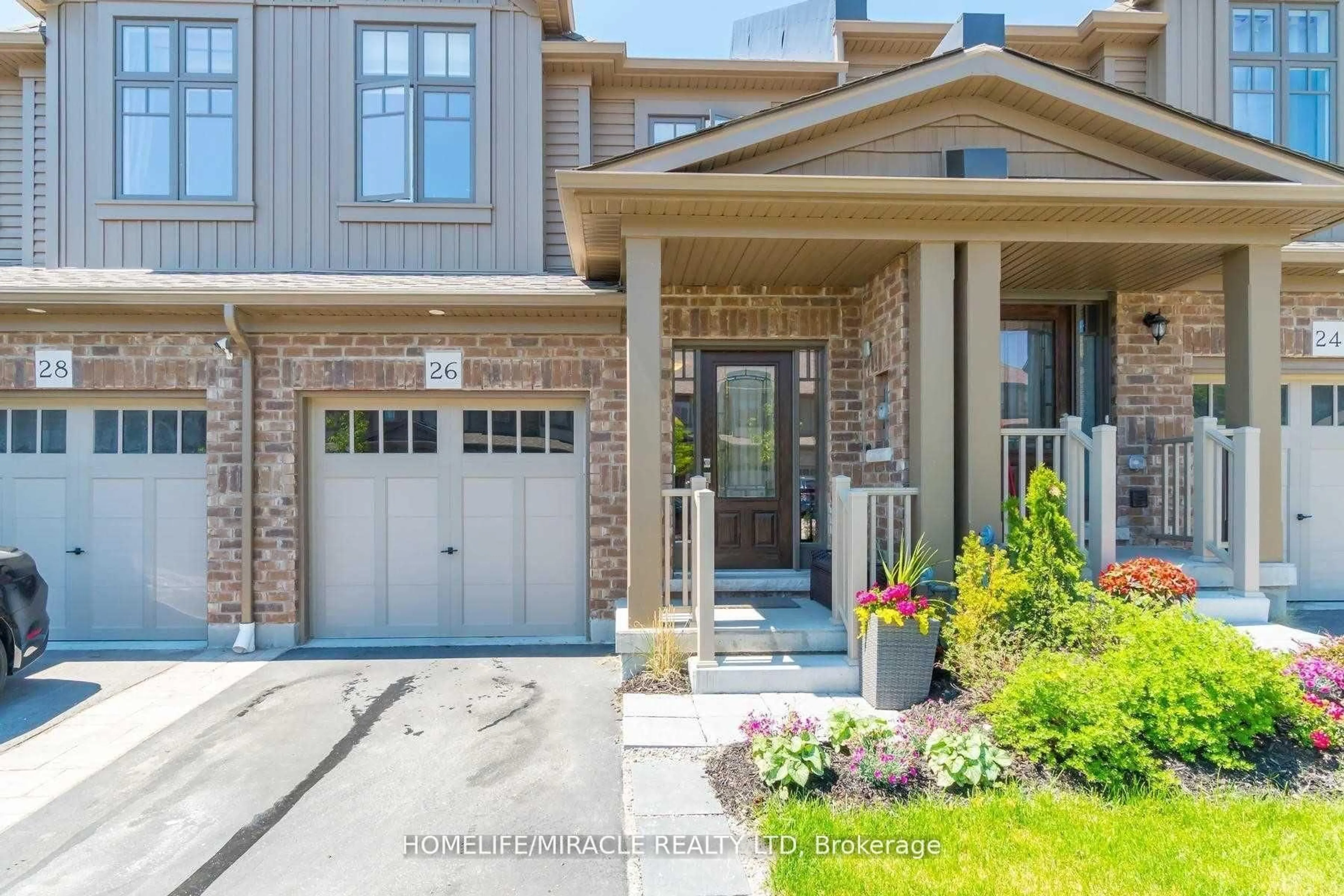 Home with brick exterior material, street for 26 Winterton Crt, Orangeville Ontario L9W 7N5