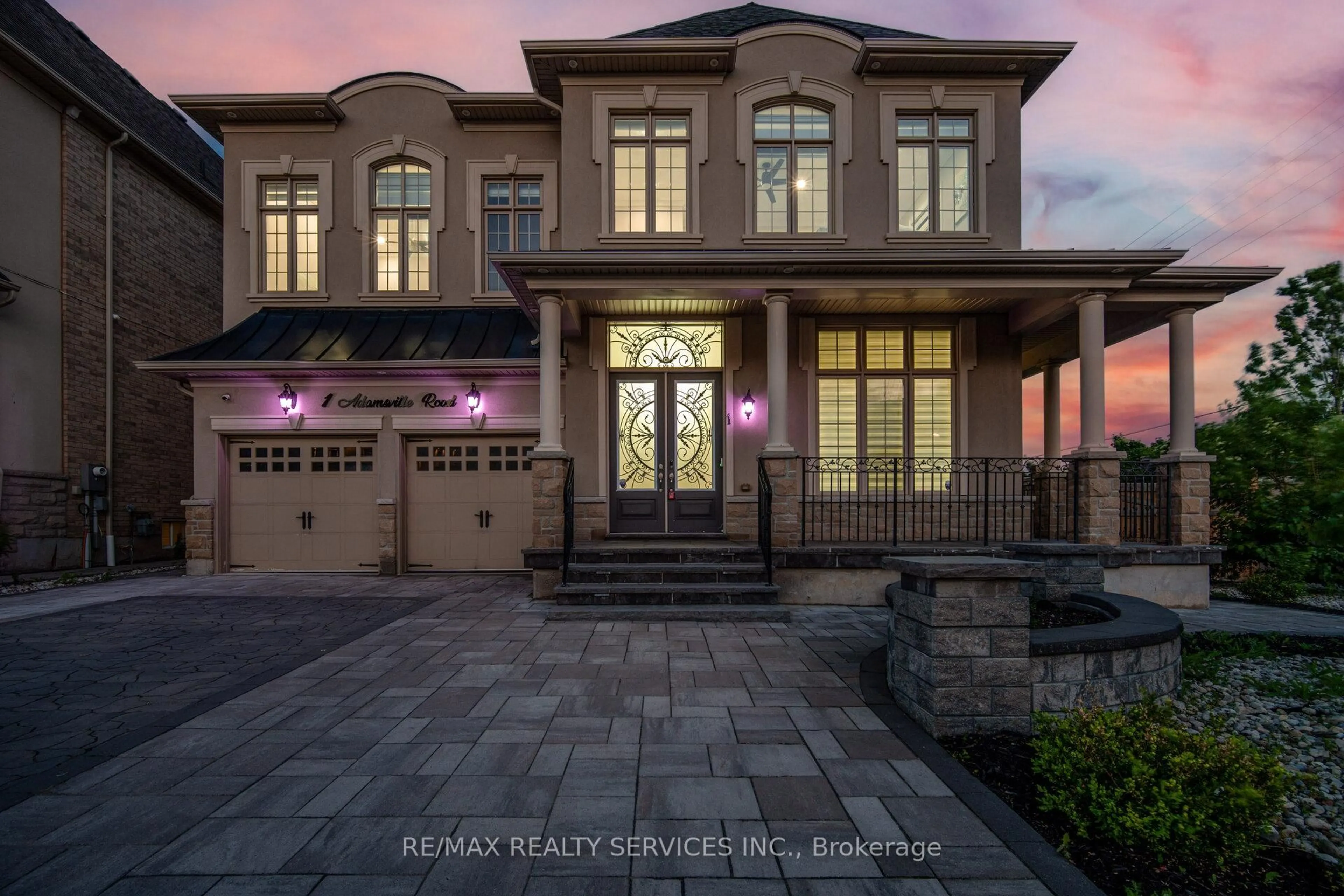 Home with brick exterior material, street for 1 Adamsville Rd, Brampton Ontario L6X 1H7