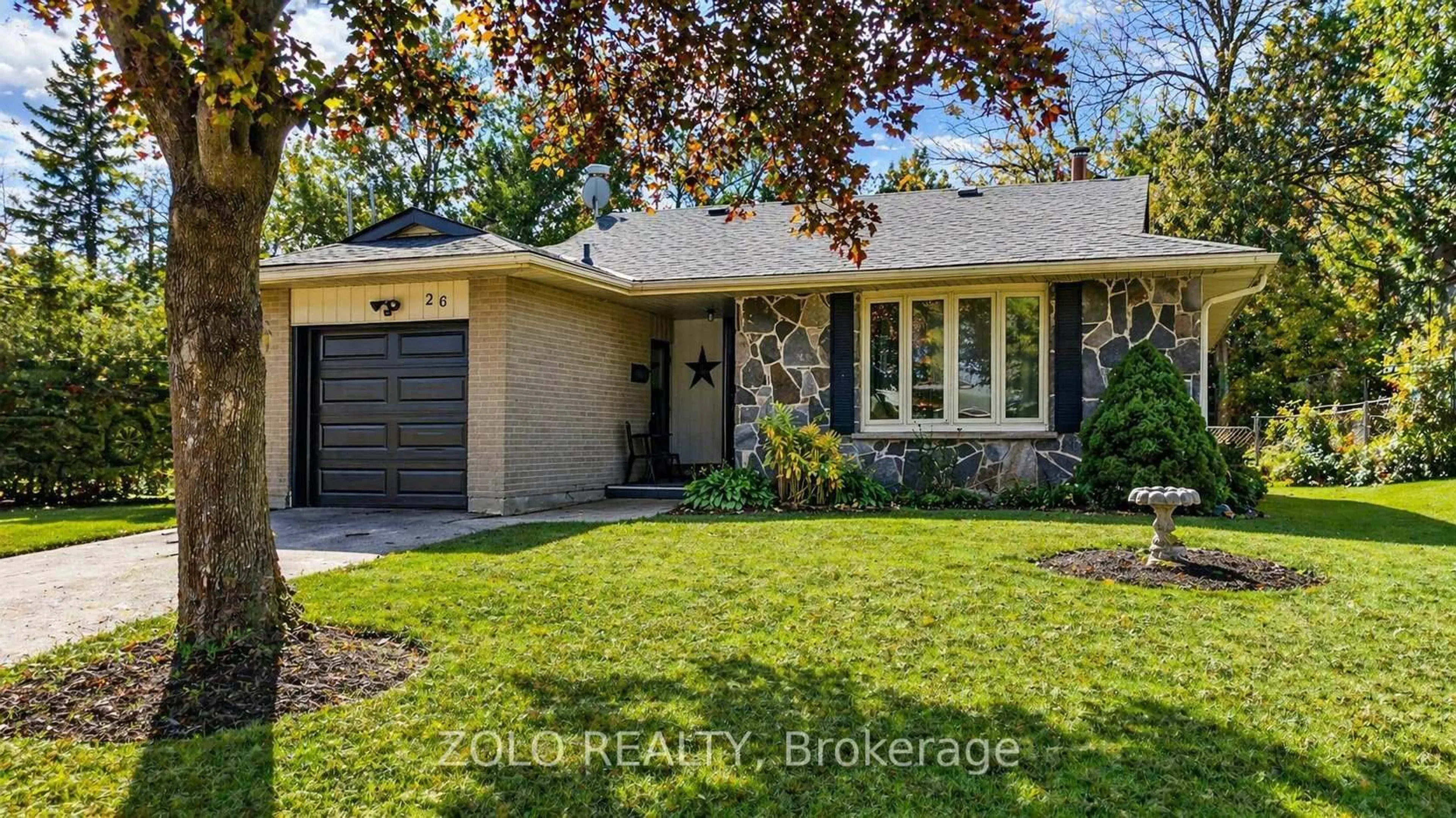 Home with brick exterior material, street for 26 Cardwell St, Orangeville Ontario L9W 2V6