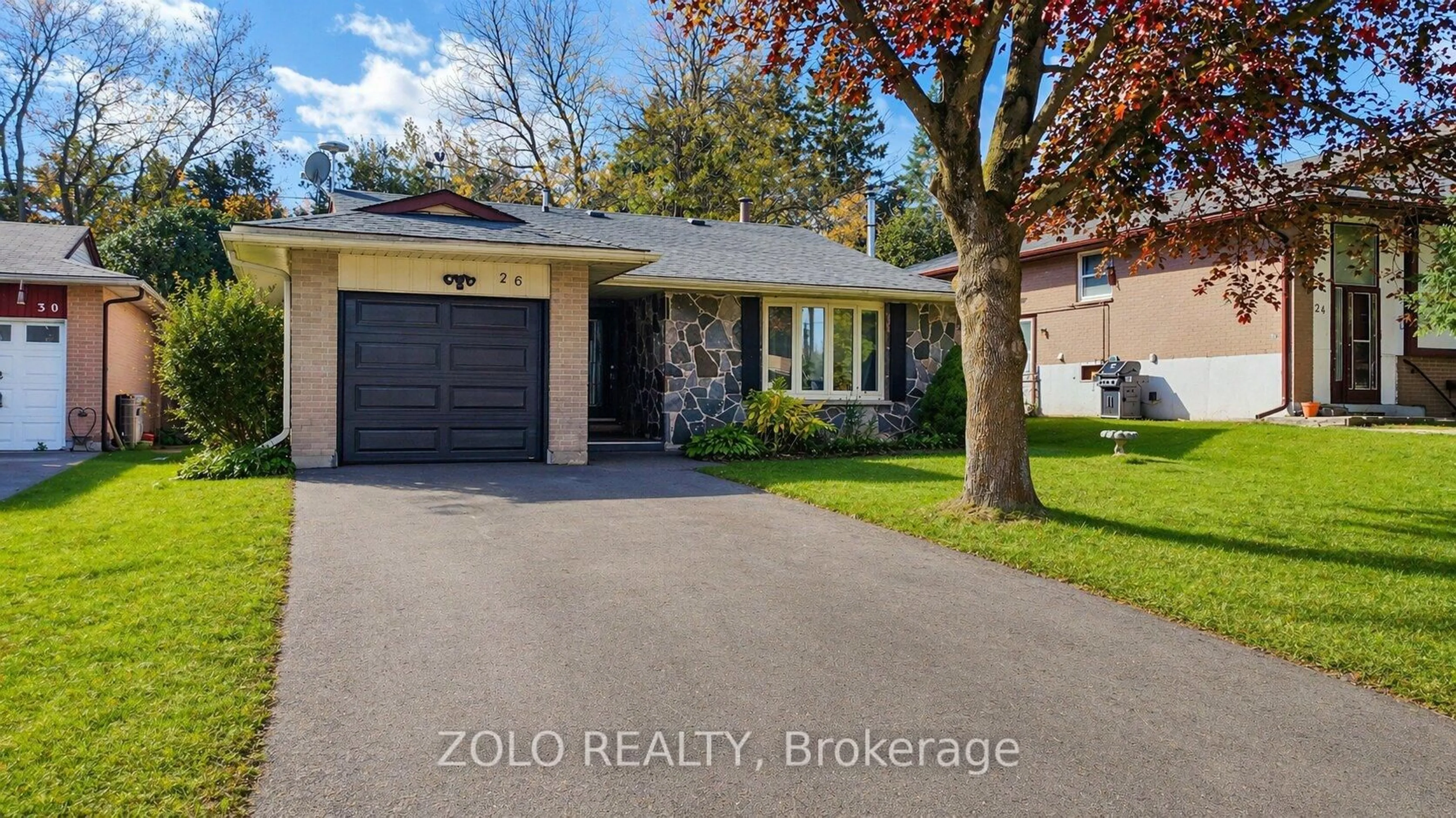 Home with brick exterior material, street for 26 Cardwell St, Orangeville Ontario L9W 2V6