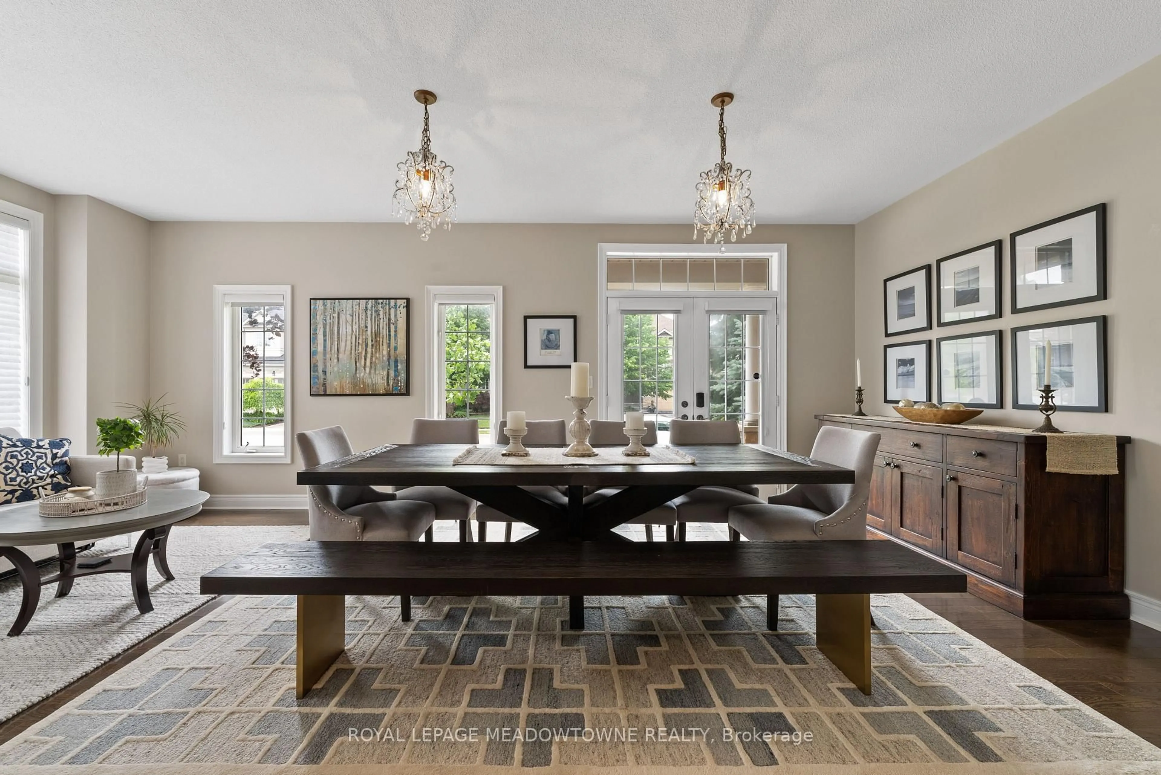 Dining room, ceramic/tile floor for 1 Mcnutt St, Brampton Ontario L6Y 5L3