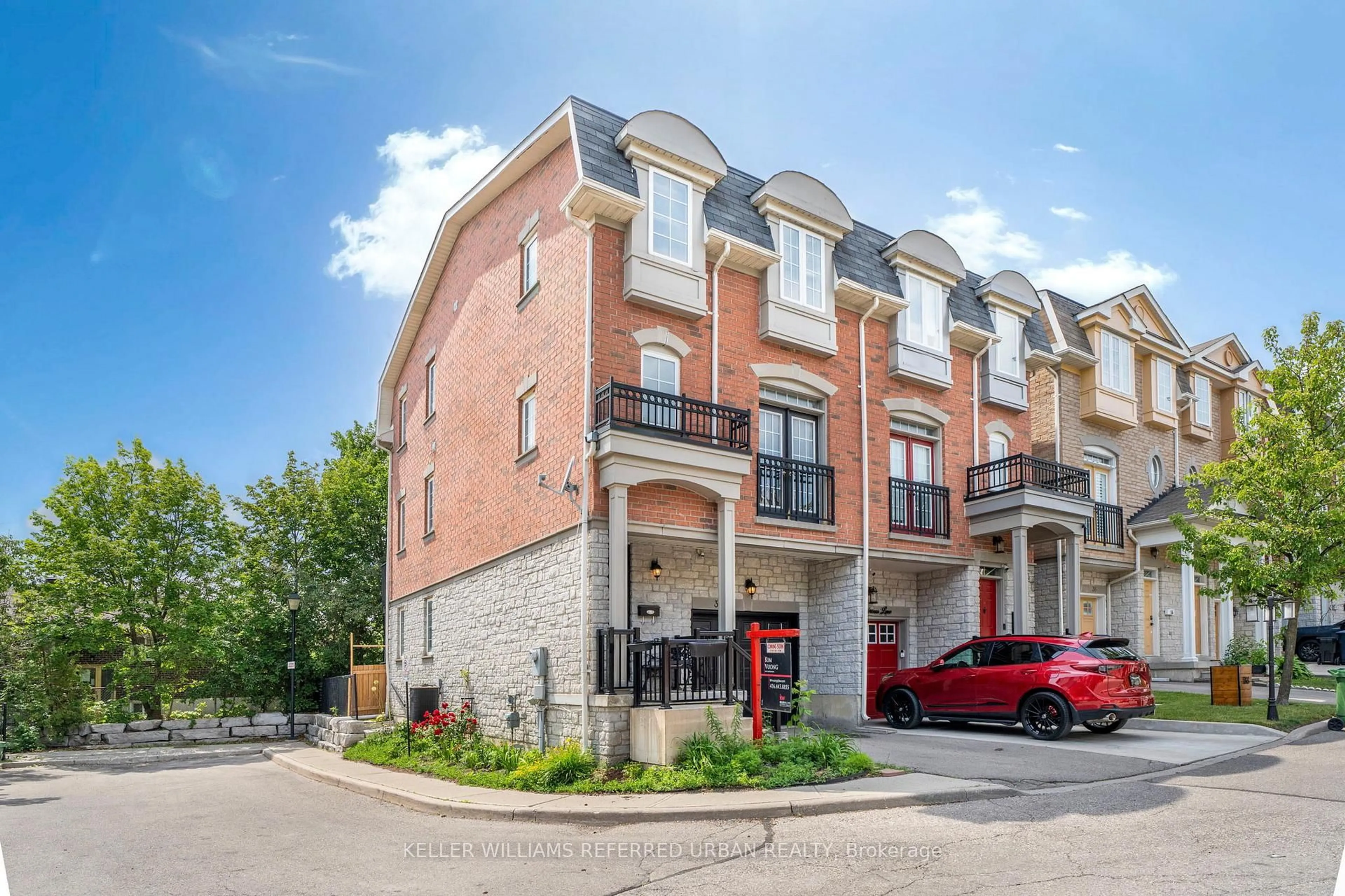 Home with brick exterior material, street for 34 Lambrinos Lane, Toronto Ontario M3N 0A1