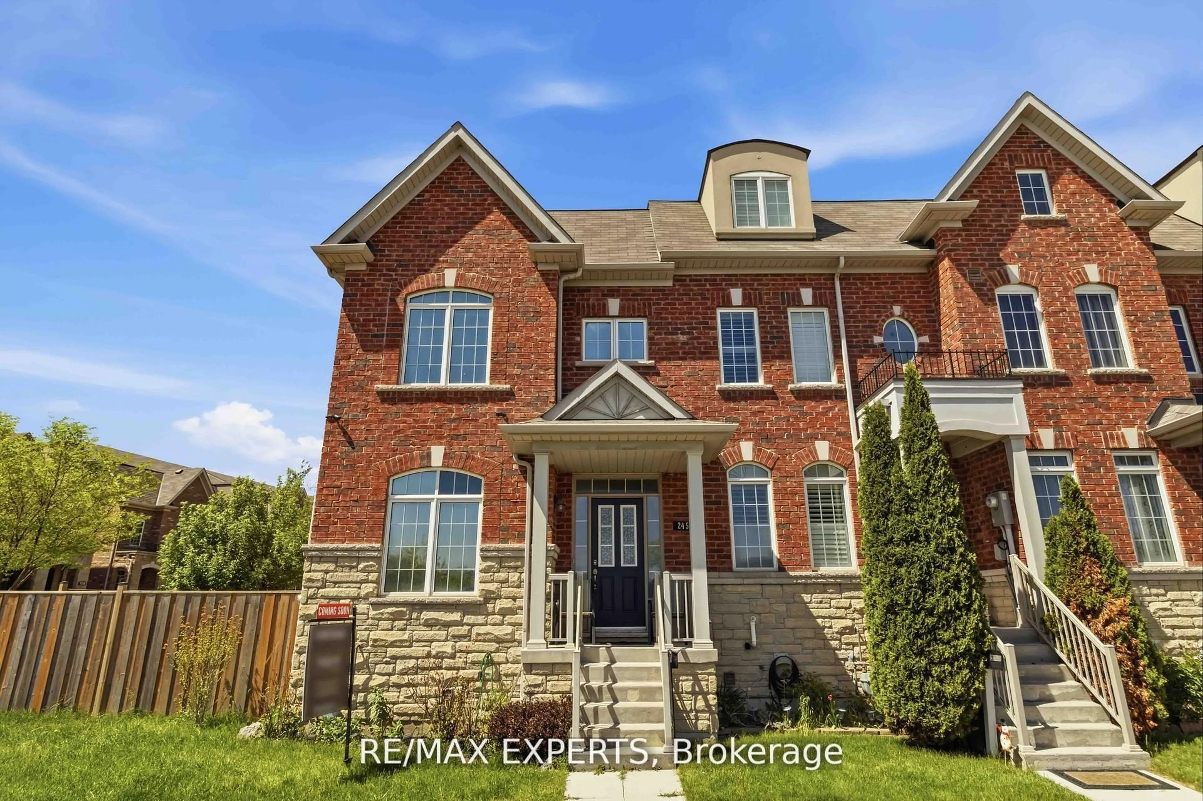 Home with brick exterior material, street for 245 Isaac Devins Blvd, Toronto Ontario M9M 0B6