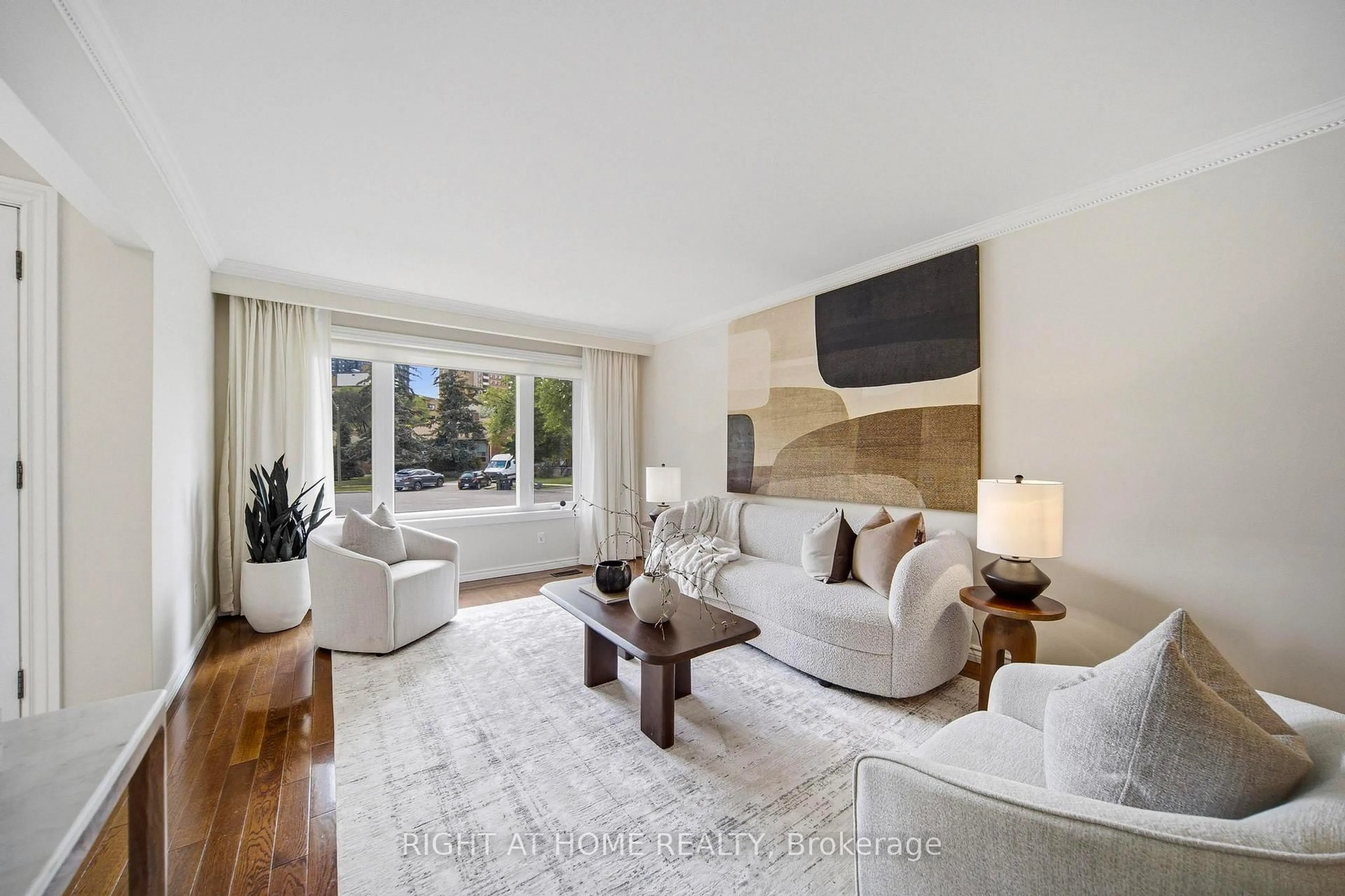 Living room with furniture, unknown for 63 Vanguard Dr, Toronto Ontario M9B 5E8