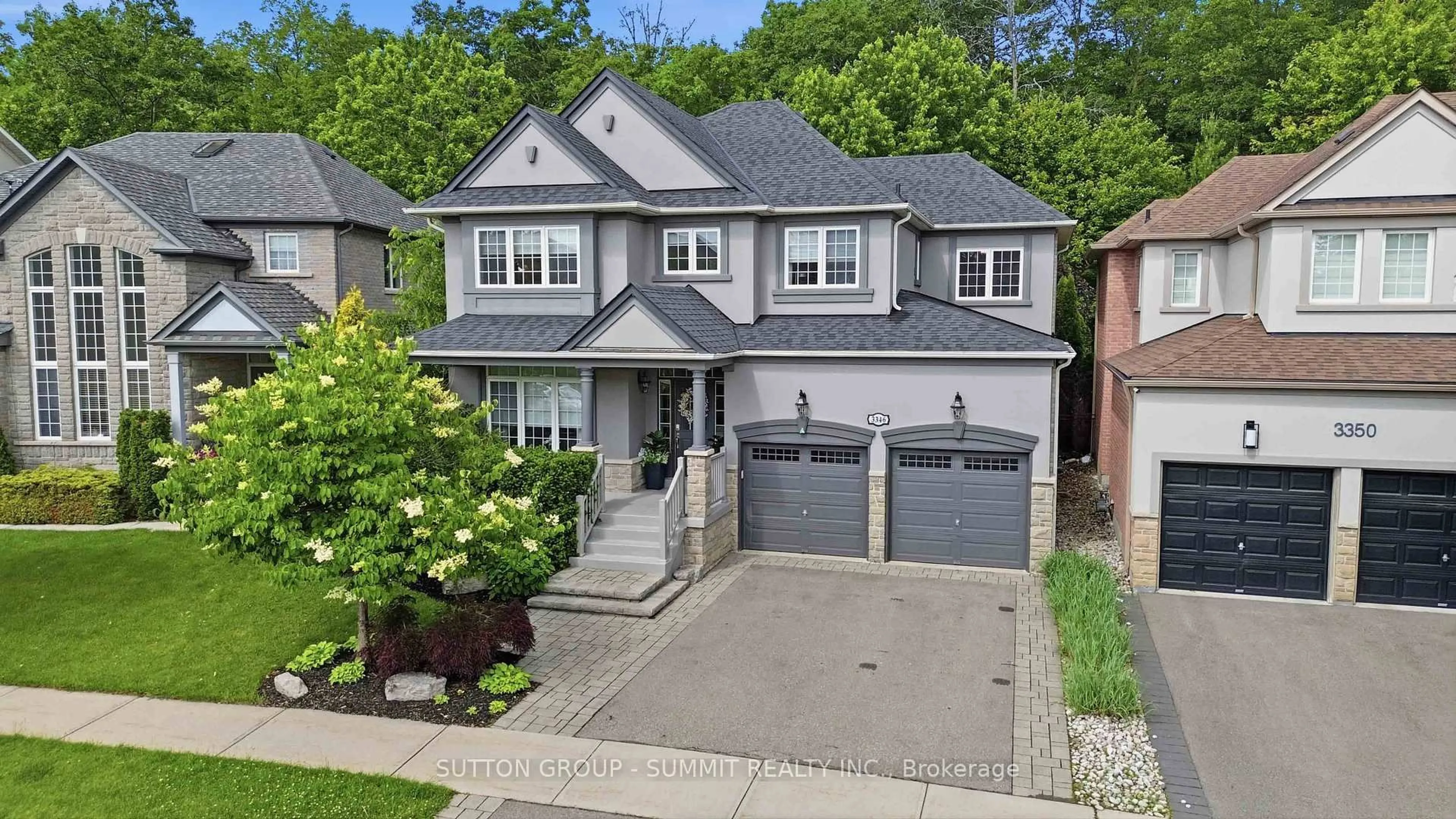 Home with brick exterior material, street for 3346 STOCKSBRIDGE Ave, Oakville Ontario L6M 0B5