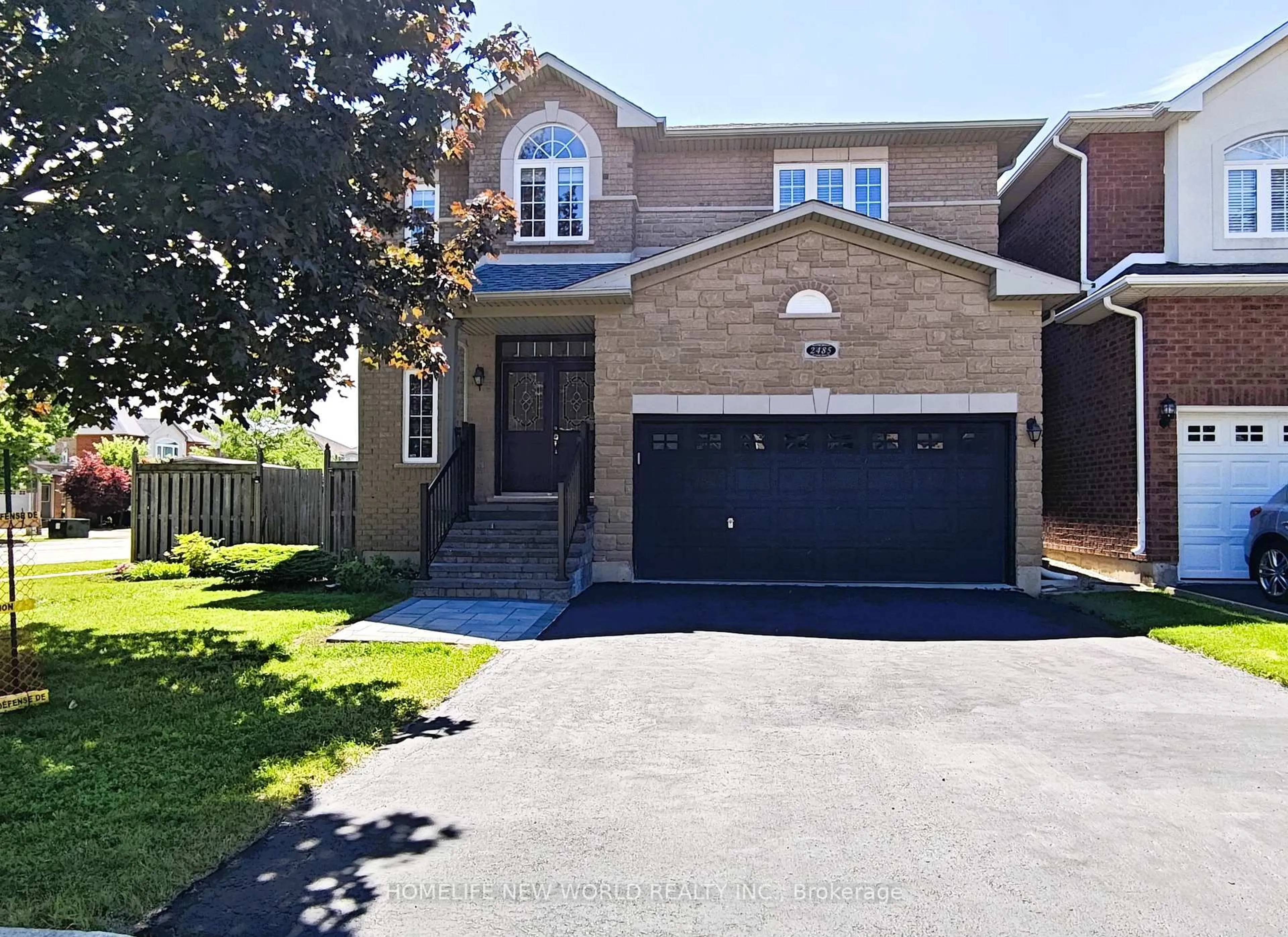 Home with brick exterior material, street for 2485 BLUE HOLLY Cres, Oakville Ontario L6M 4V4