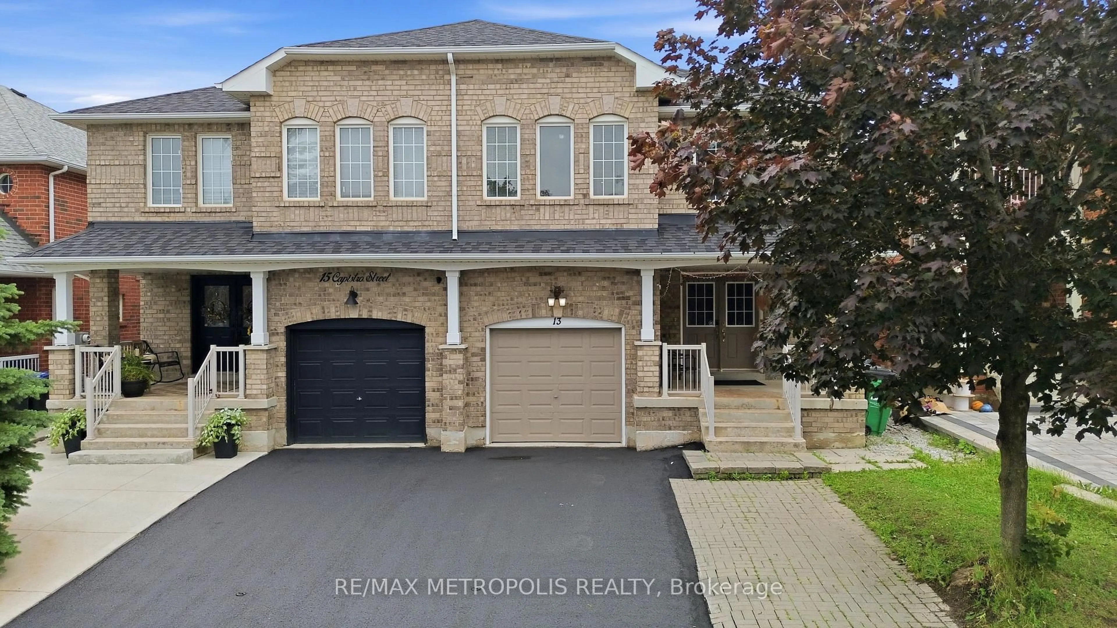 Home with brick exterior material, street for 13 Capistro St, Brampton Ontario L7A 3J2