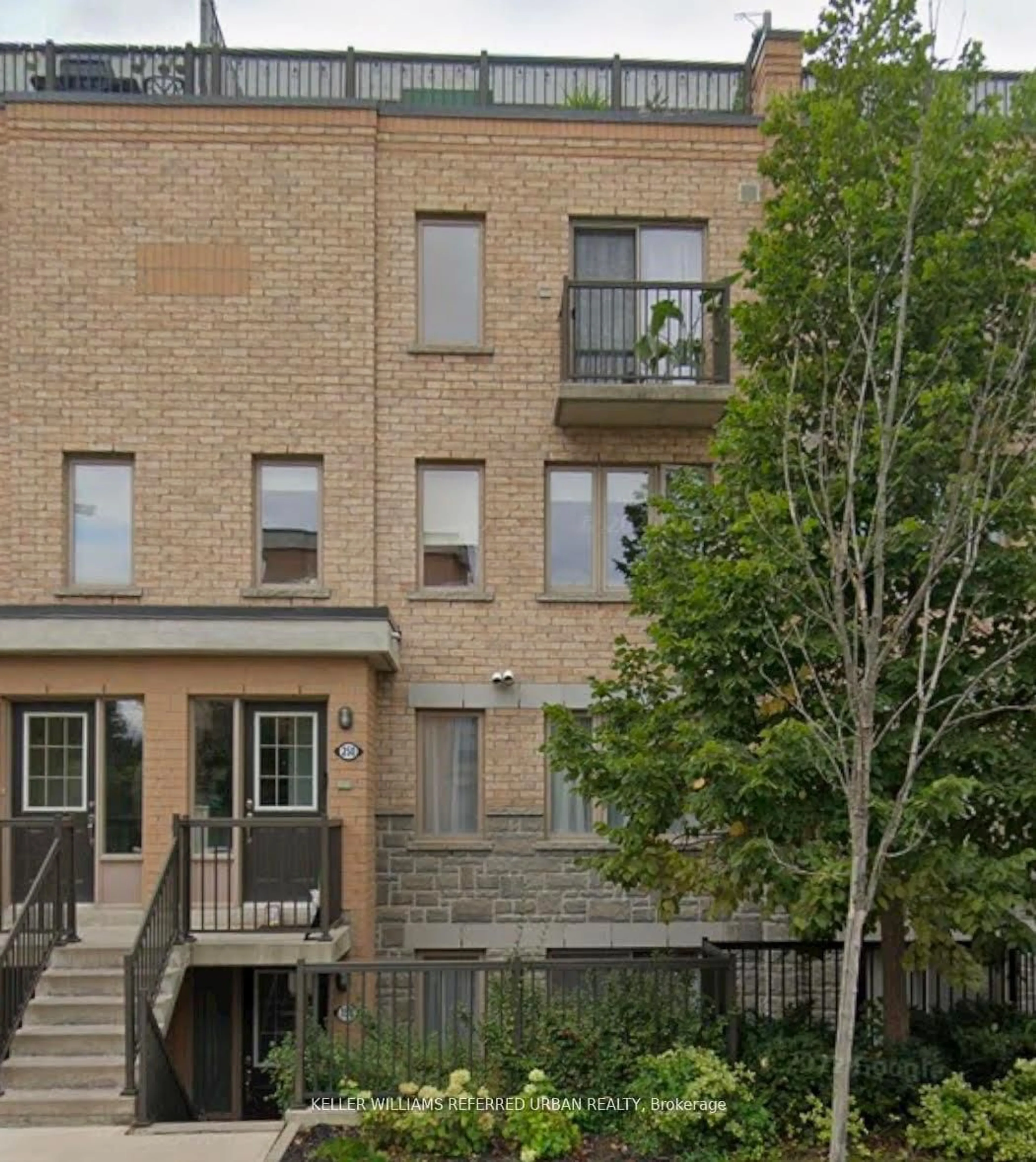 Home with brick exterior material, street for 12 Foundry Ave #244, Toronto Ontario M6H 0A7