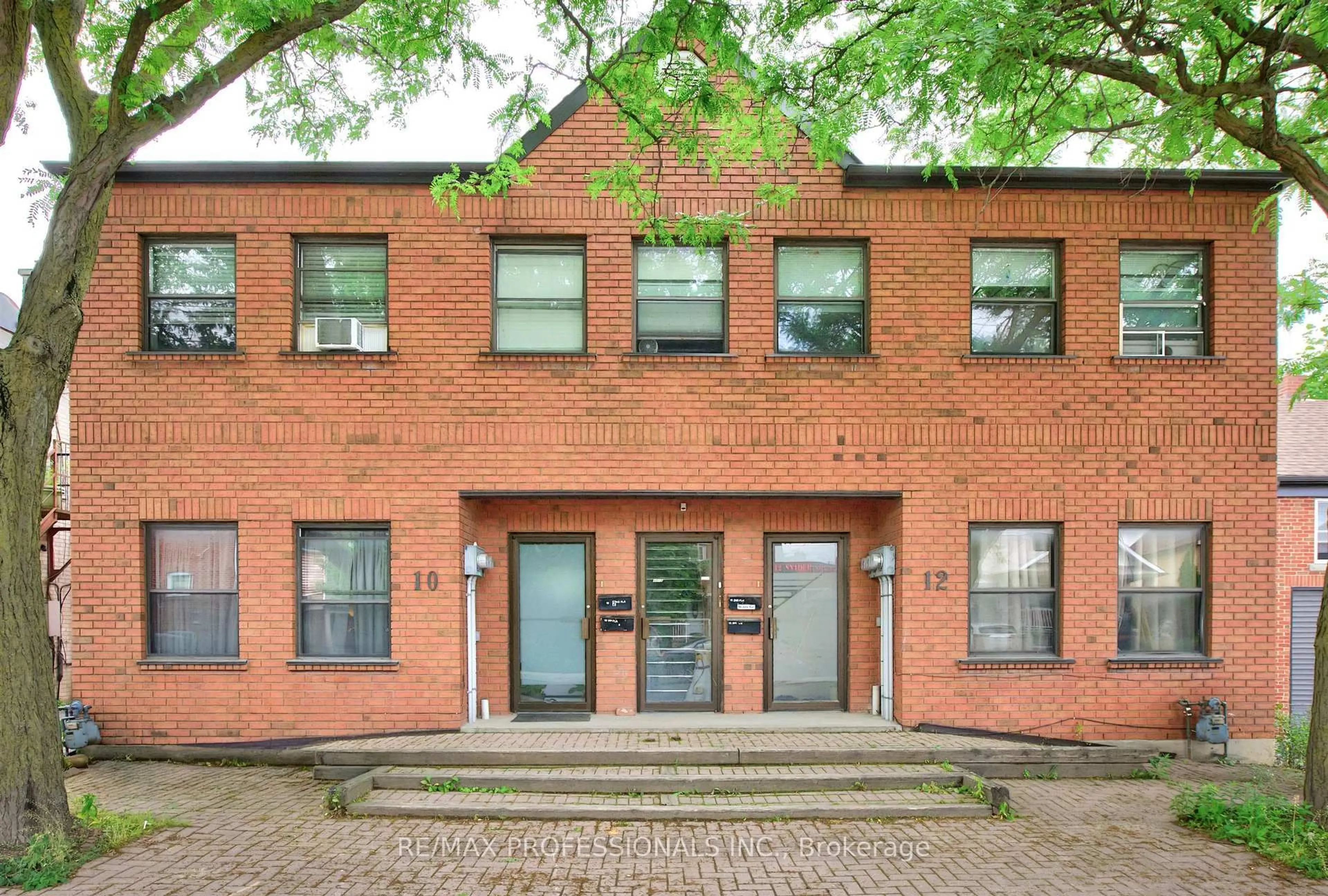 Home with brick exterior material, building for 10-12 Snider Ave, Toronto Ontario M6E 4R9