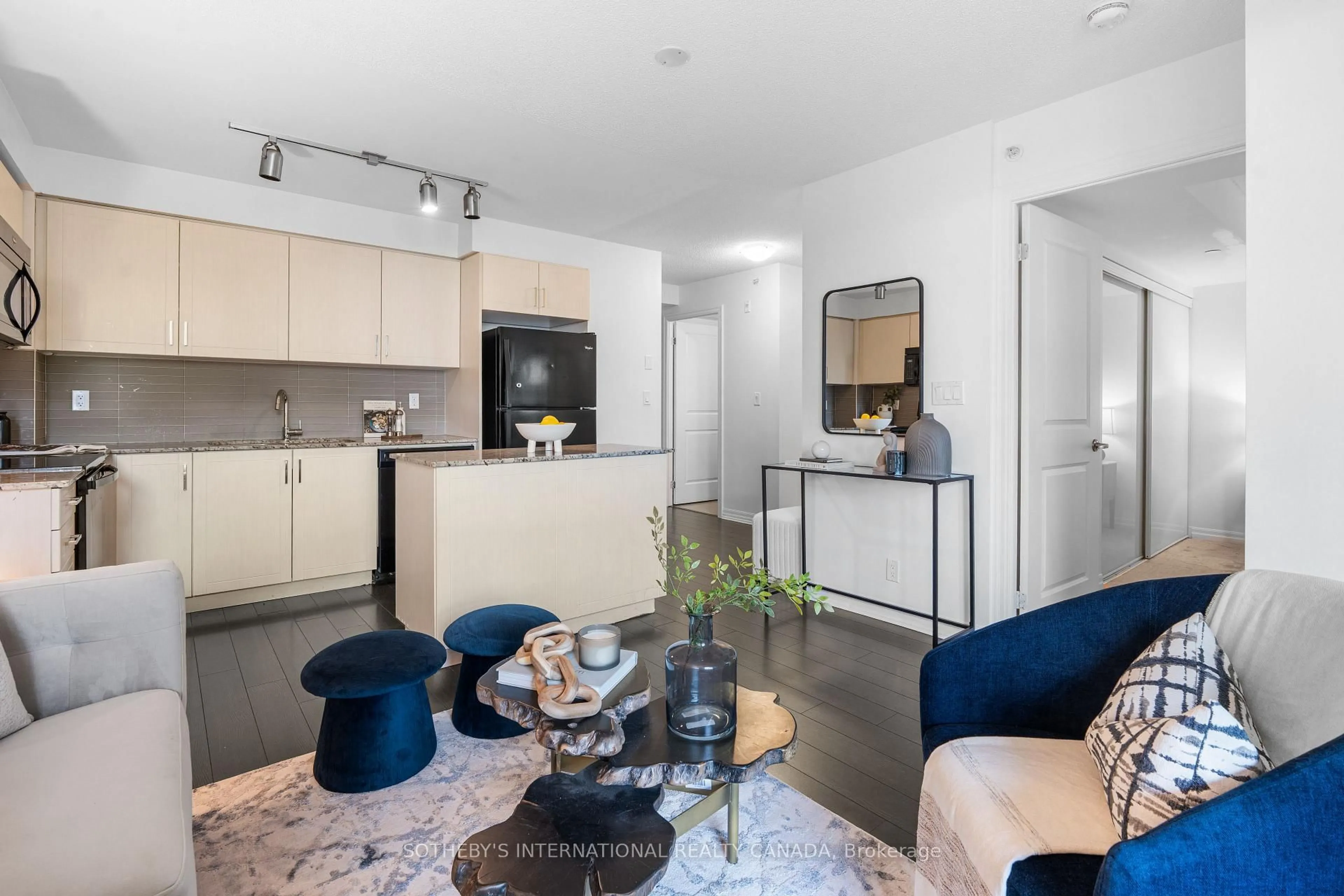 Open concept kitchen, unknown for 80 Esther Lorrie Dr #201, Toronto Ontario M9W 0C6