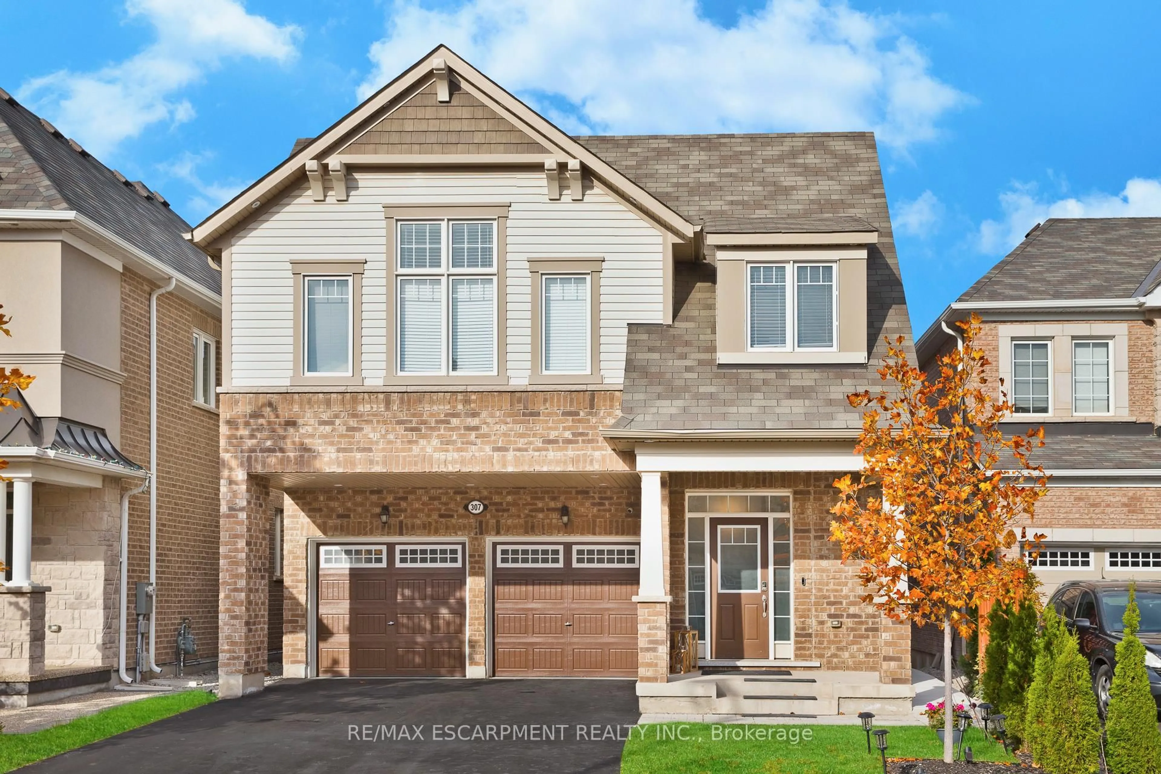 Home with brick exterior material, street for 307 Hinton Terr, Milton Ontario L9E 1C8