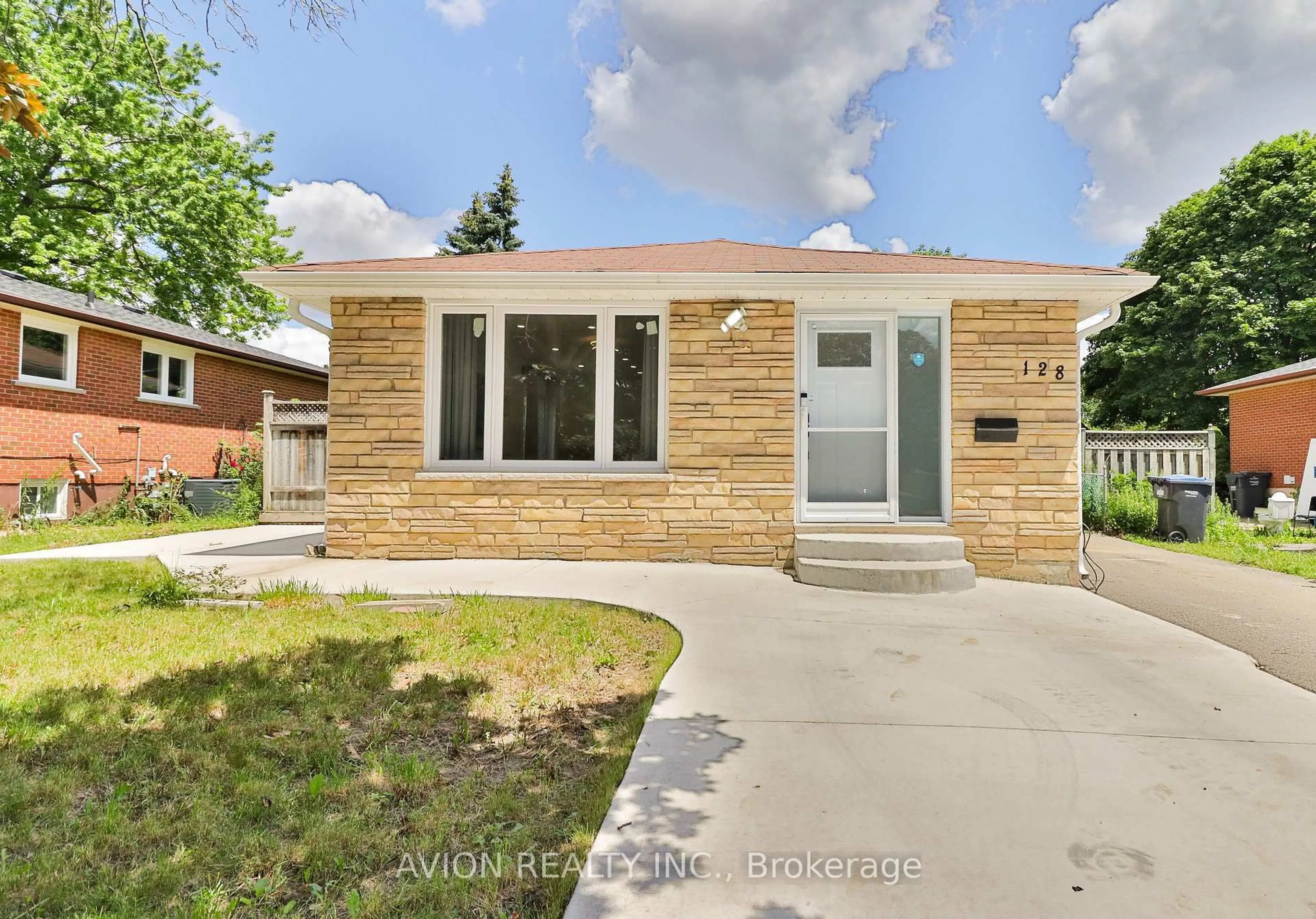 Home with brick exterior material, street for 128 Rutherford Rd, Brampton Ontario L6V 2J5