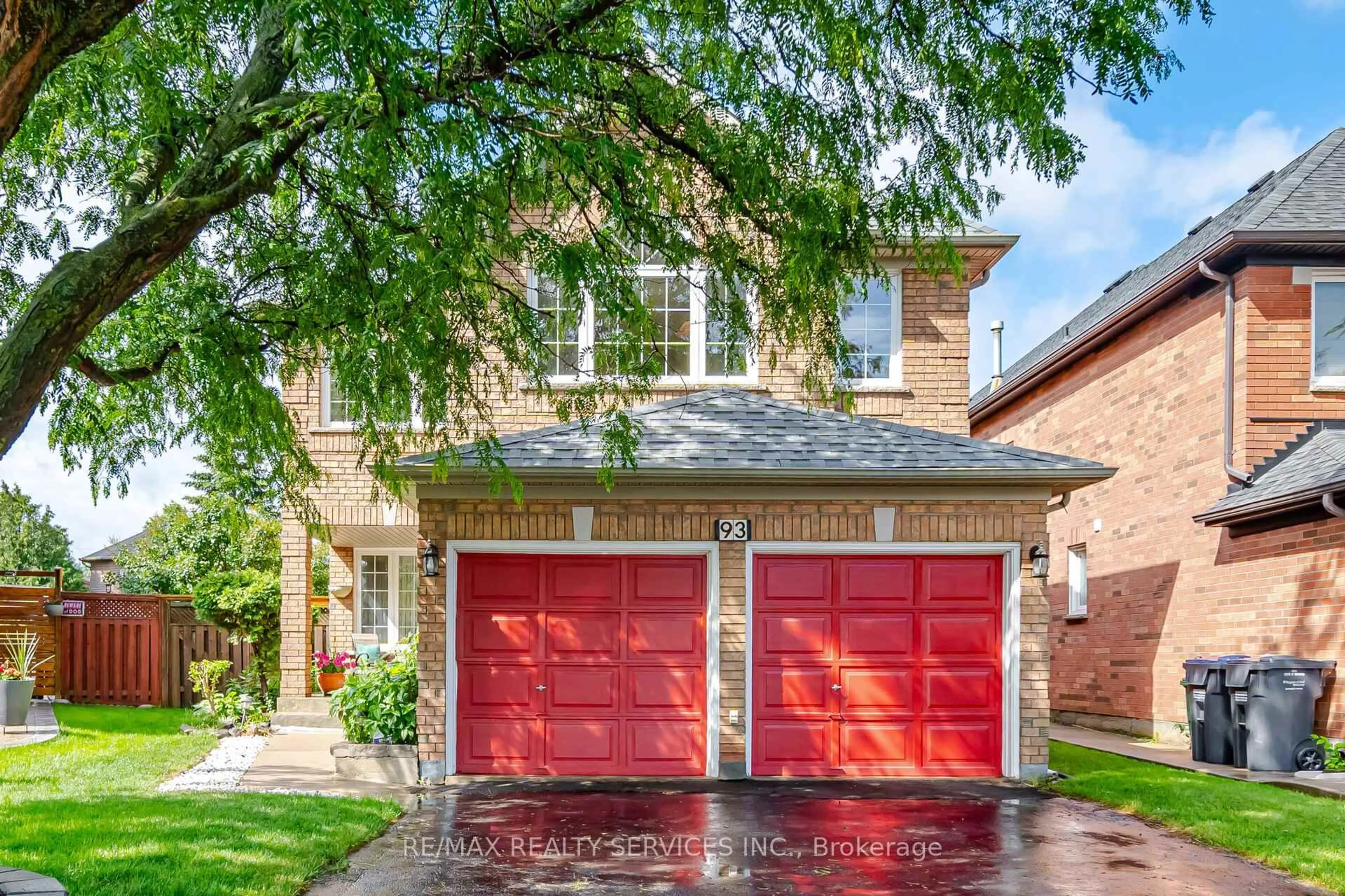 Home with brick exterior material, street for 93 Seclusion Cres, Brampton Ontario L6R 1L1