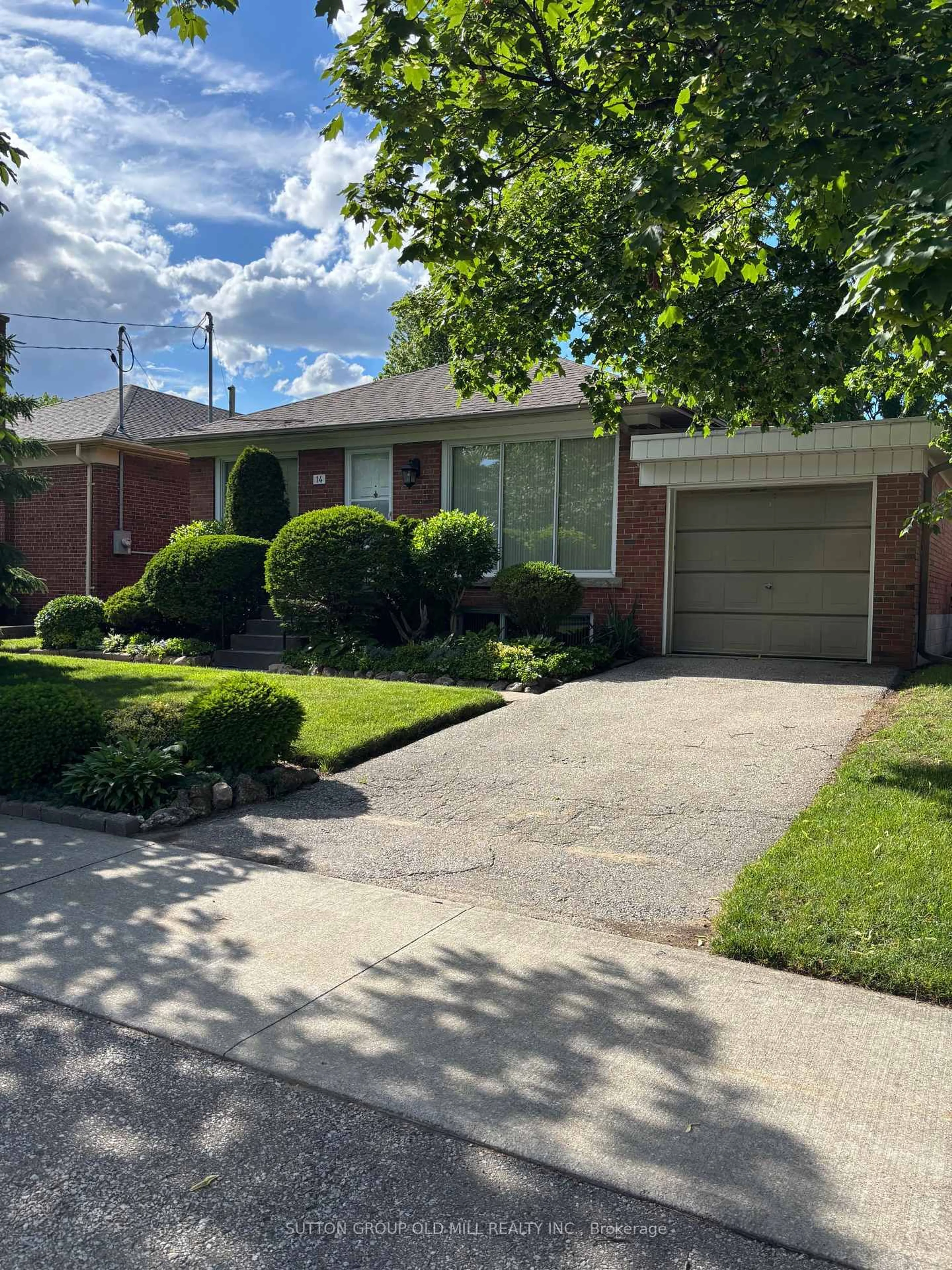Home with brick exterior material, street for 14 Claymore Dr, Toronto Ontario M8Z 2R9