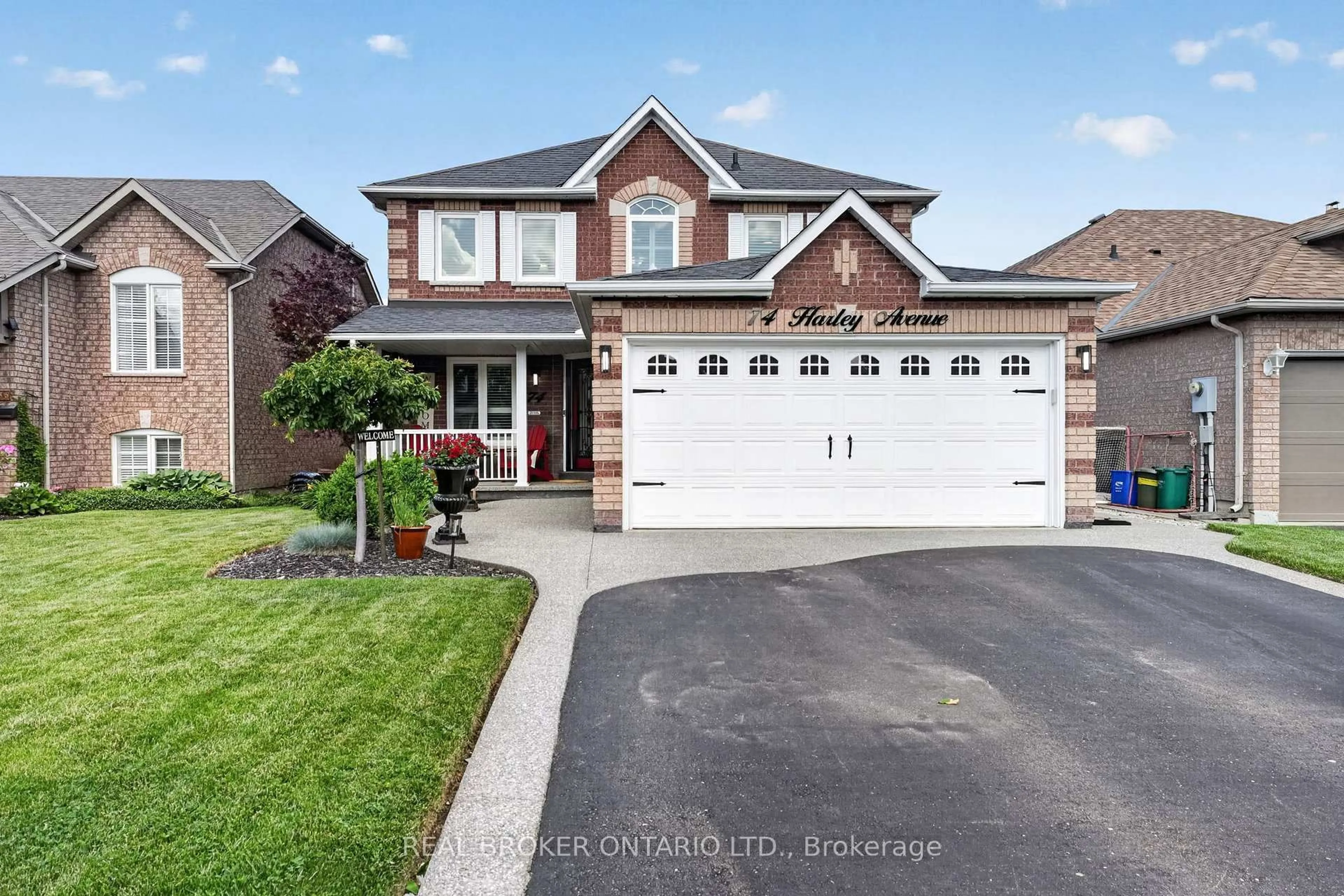 Home with brick exterior material, street for 74 Harley Ave, Halton Hills Ontario L7G 5R8