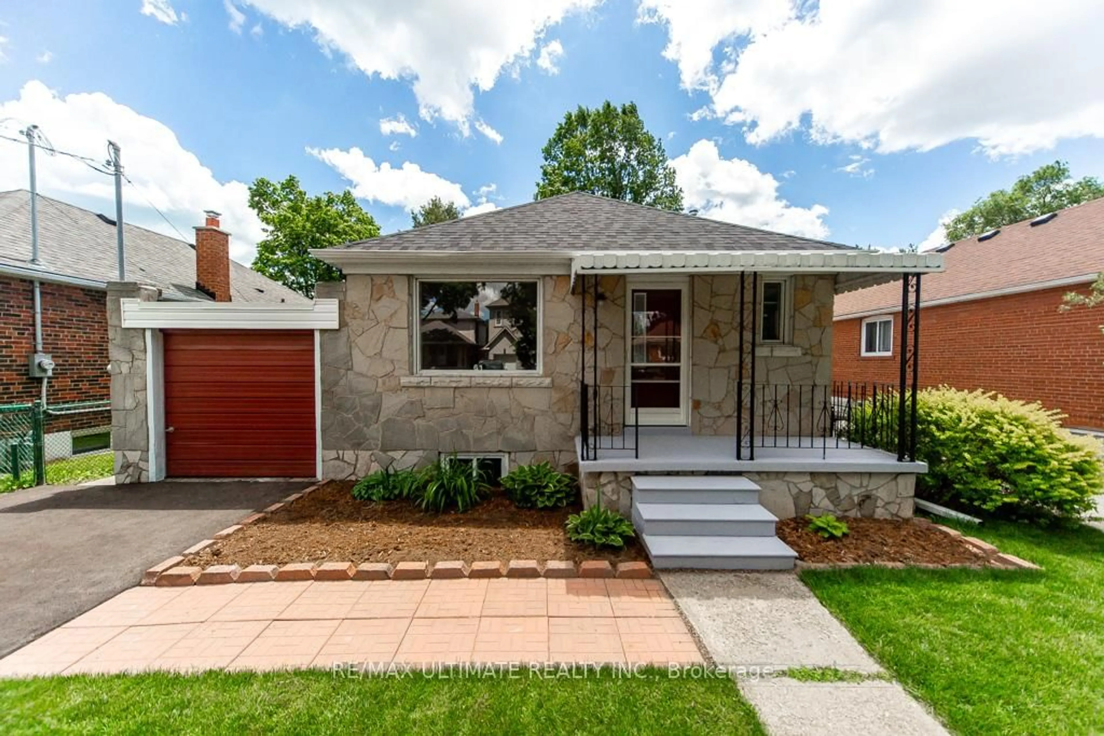 Home with brick exterior material, street for 61 Yorkview Dr, Toronto Ontario M2R 1J7