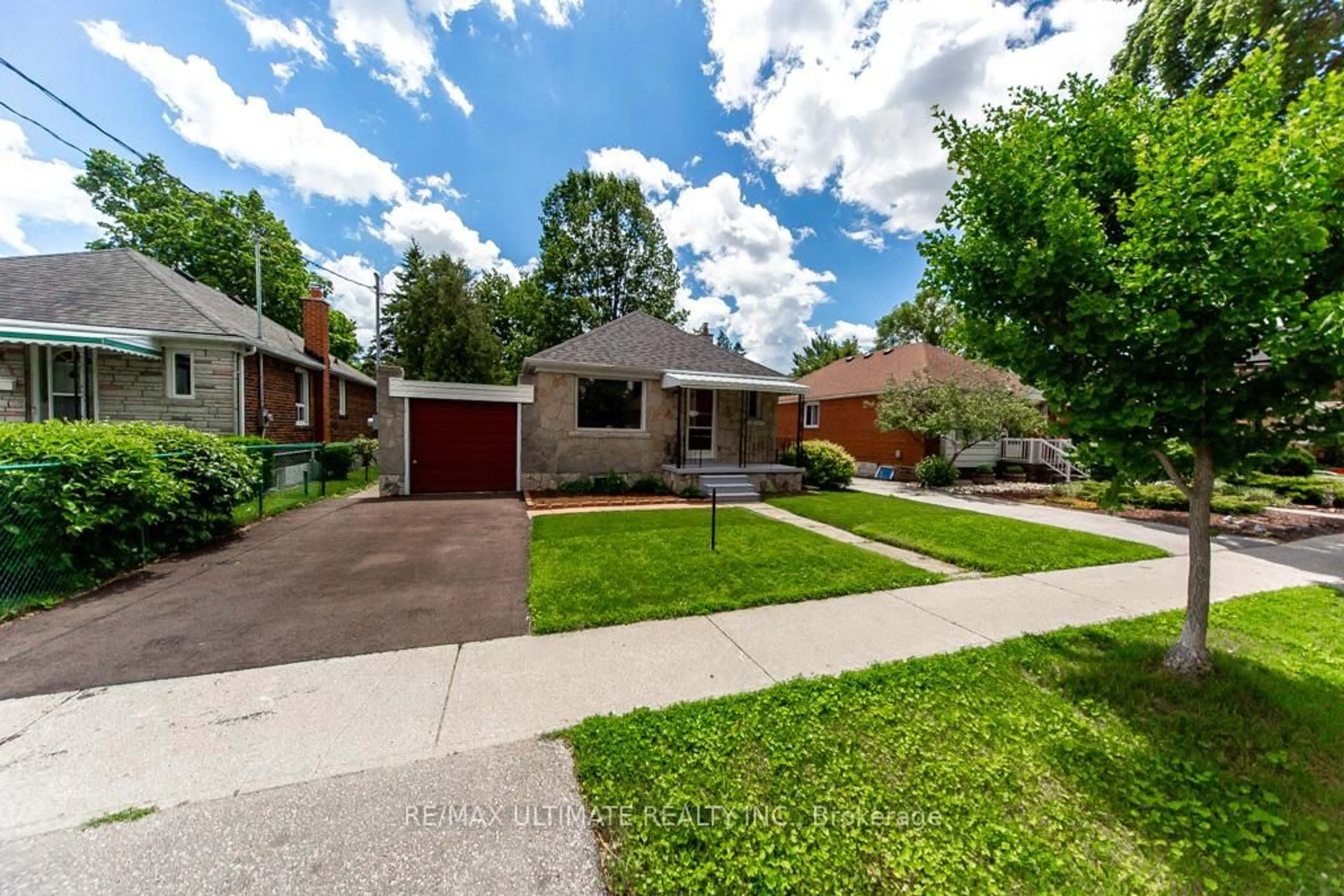 Home with brick exterior material, street for 61 Yorkview Dr, Toronto Ontario M2R 1J7