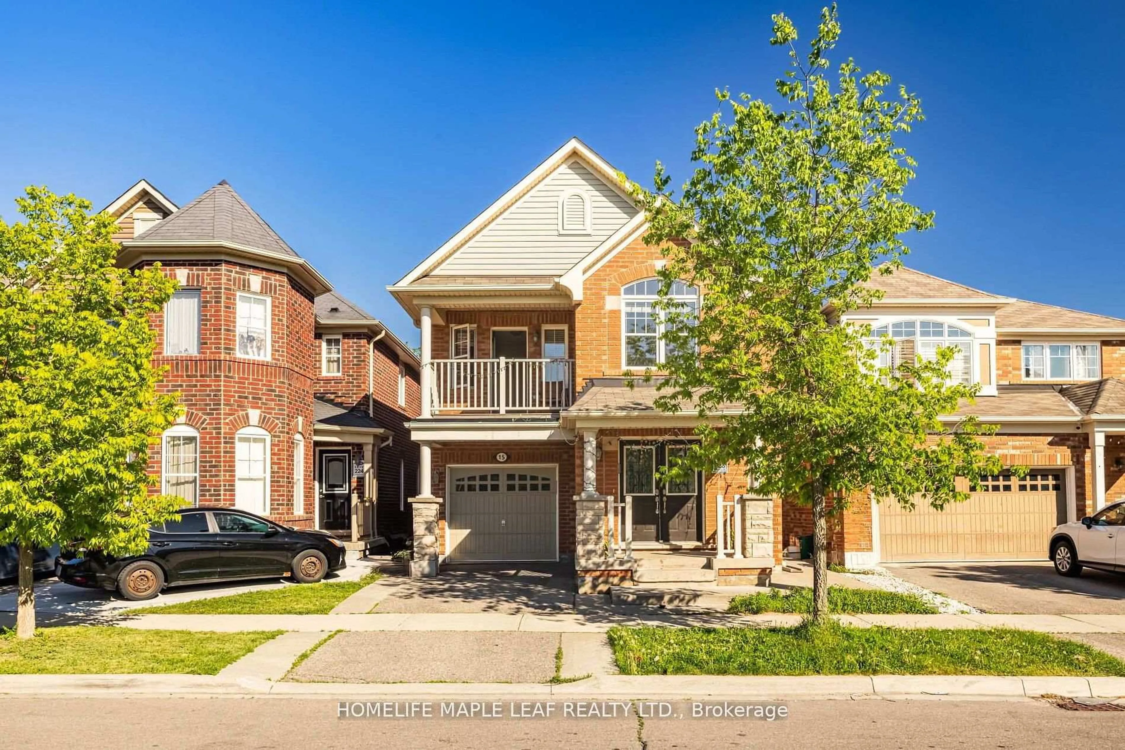 Home with brick exterior material, street for 15 Donomore Dr, Brampton Ontario L7A 0S7