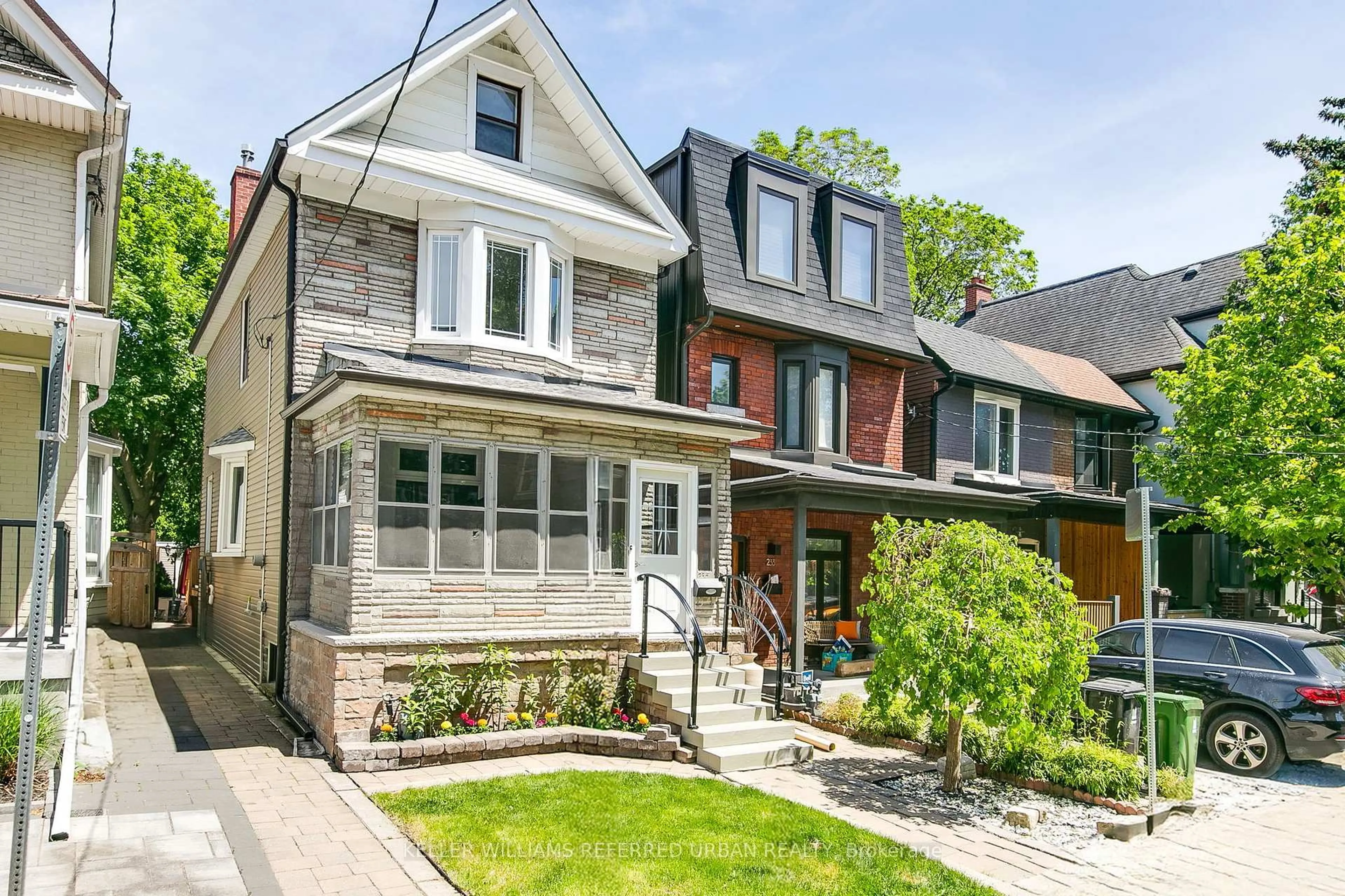 Home with brick exterior material, street for 235 Bartlett Ave, Toronto Ontario M6H 3G3