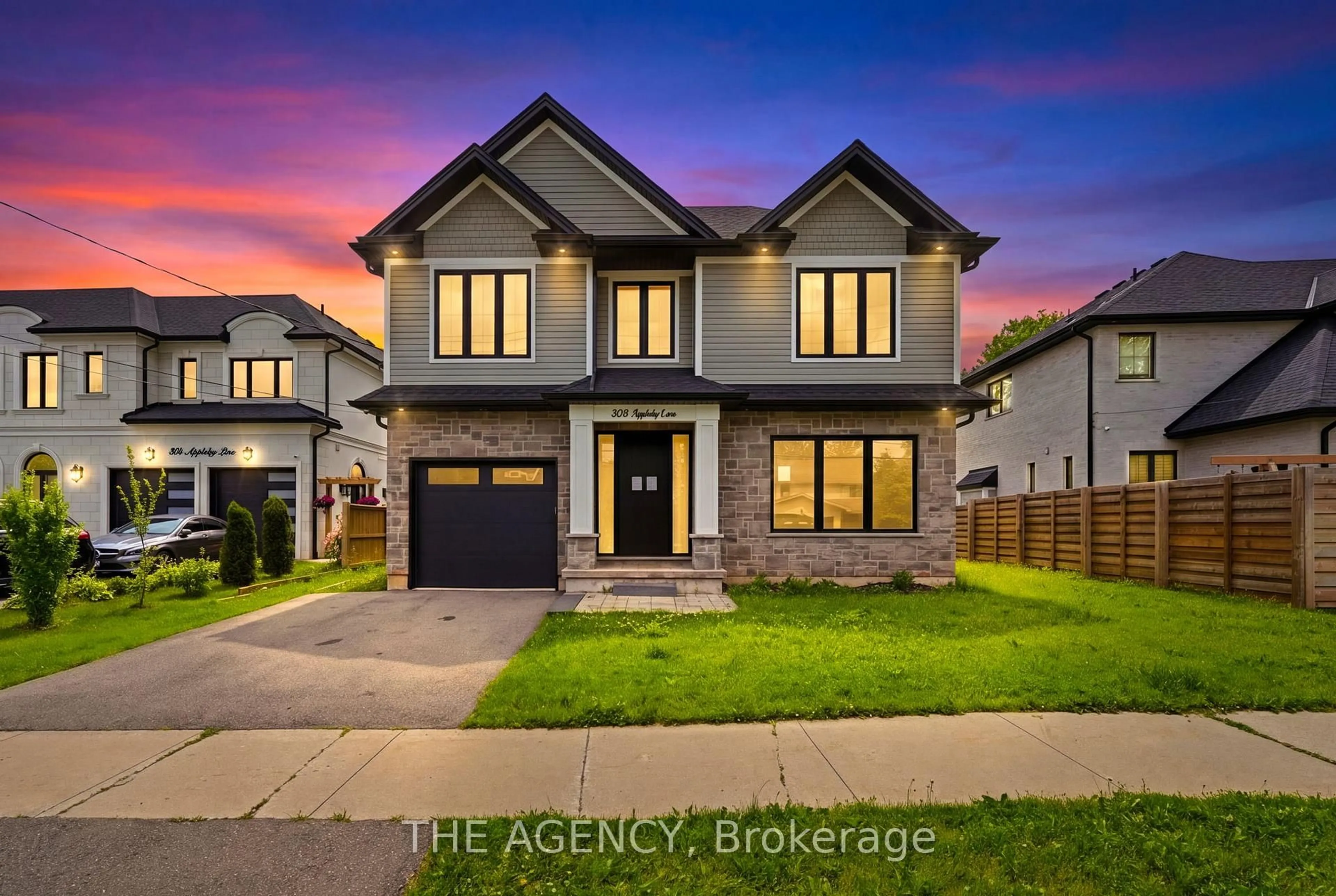 Home with brick exterior material, street for 308 Appleby Line, Burlington Ontario L7L 2X5