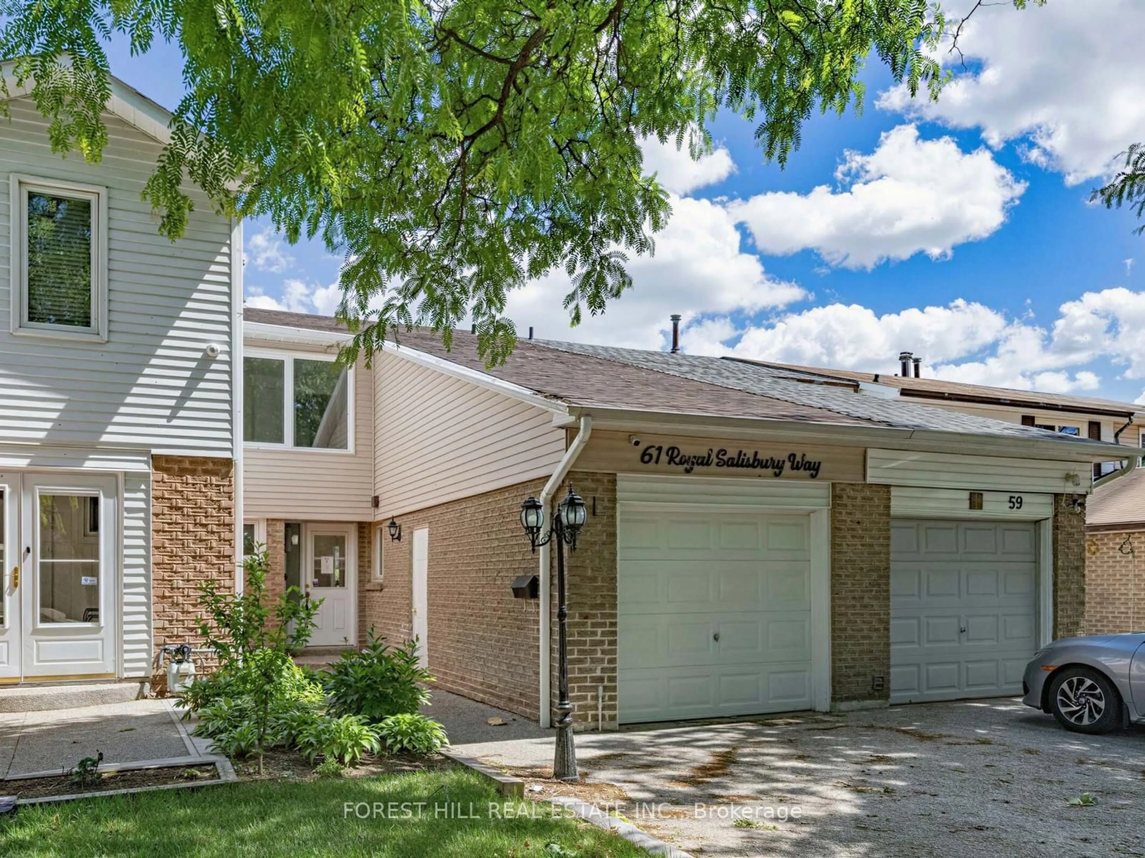 Home with brick exterior material, street for 61 Royal Salisbury Way, Brampton Ontario L6V 3J3