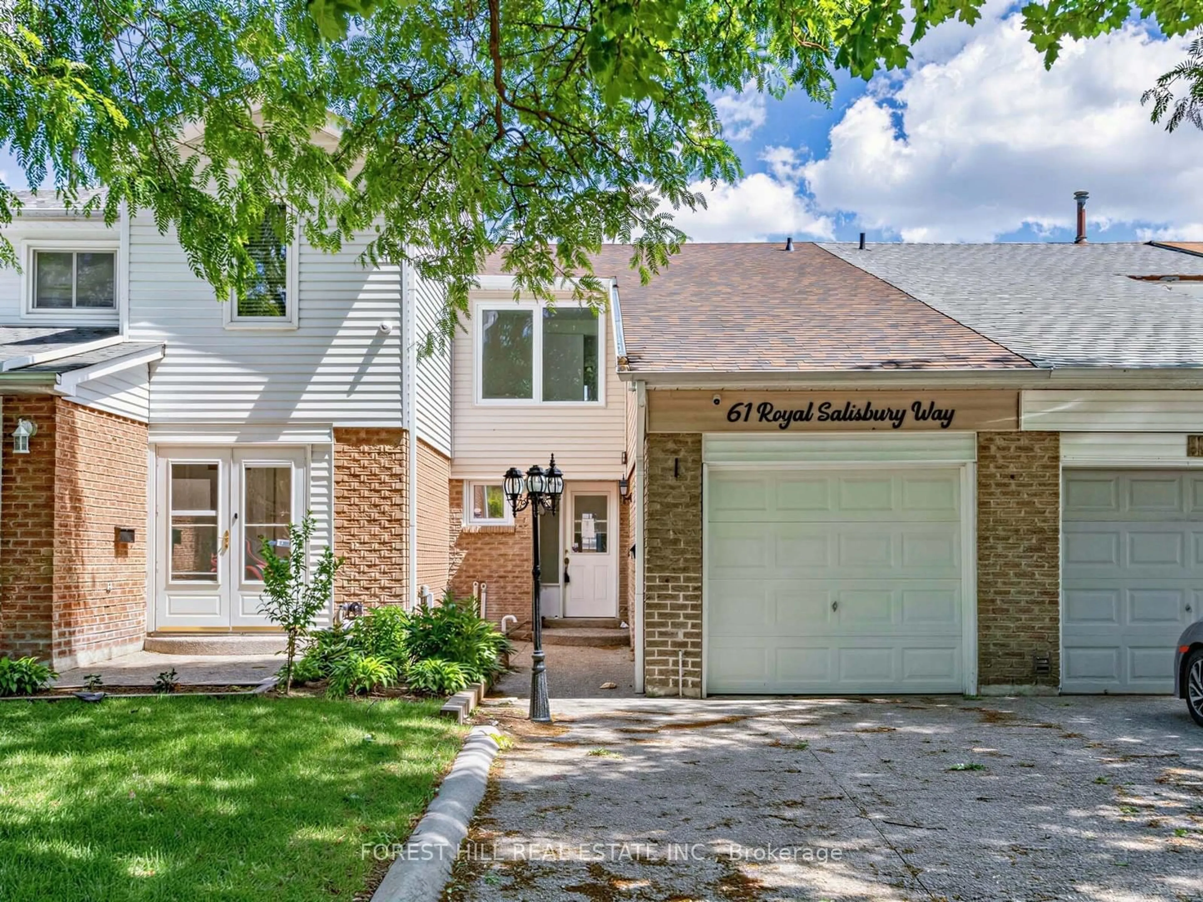 Home with brick exterior material, street for 61 Royal Salisbury Way, Brampton Ontario L6V 3J3