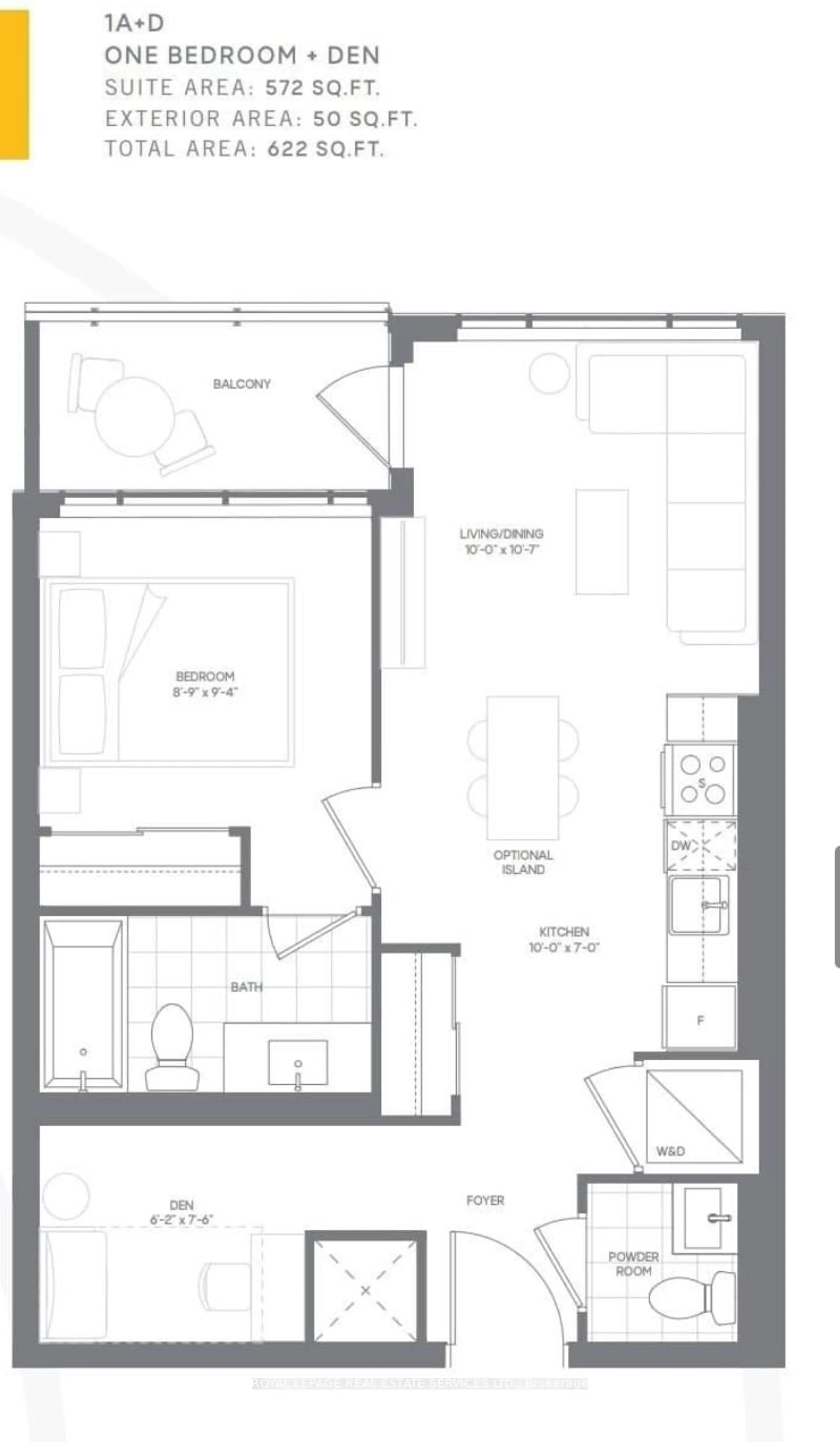 Floor plan for 8010 Derry Rd #306, Milton Ontario L9T 9N3