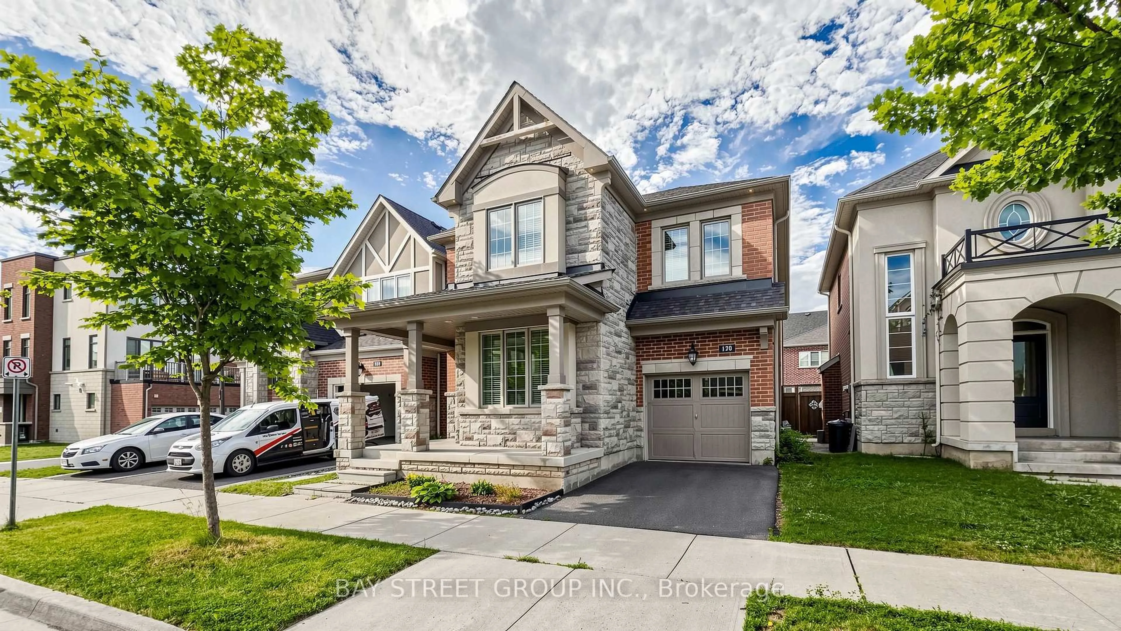 Home with brick exterior material, street for 170 Fowley Dr, Oakville Ontario L6H 0M8