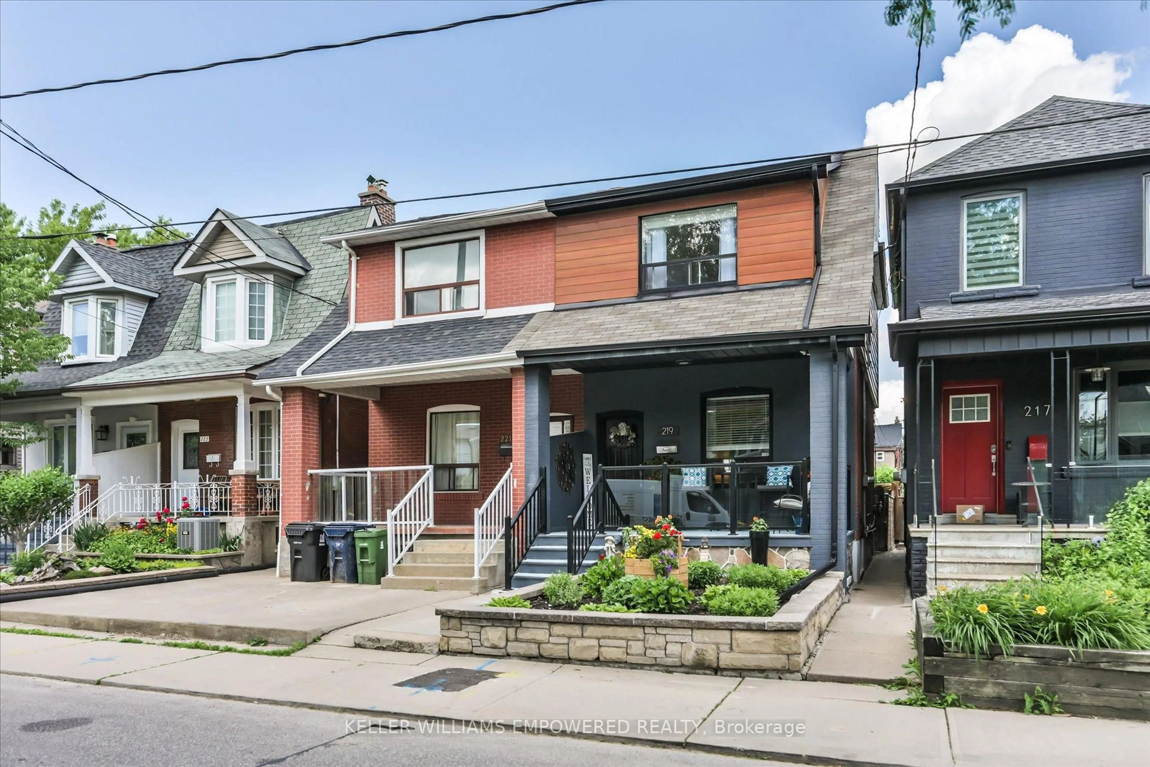 Home with brick exterior material, street for 219 Earlscourt Ave, Toronto Ontario M6E 4B4