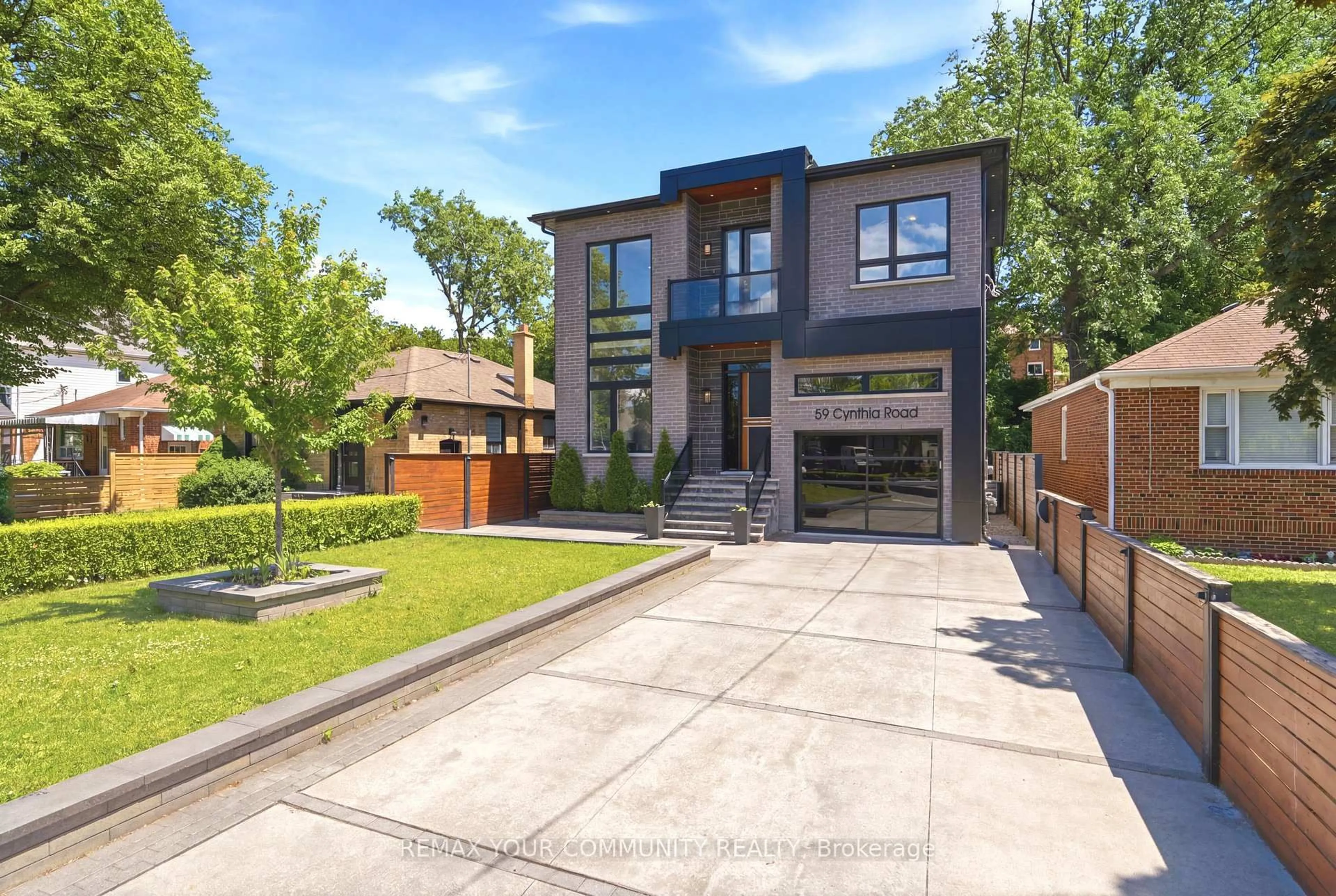 Home with brick exterior material, street for 59 Cynthia Rd, Toronto Ontario M6N 2P8