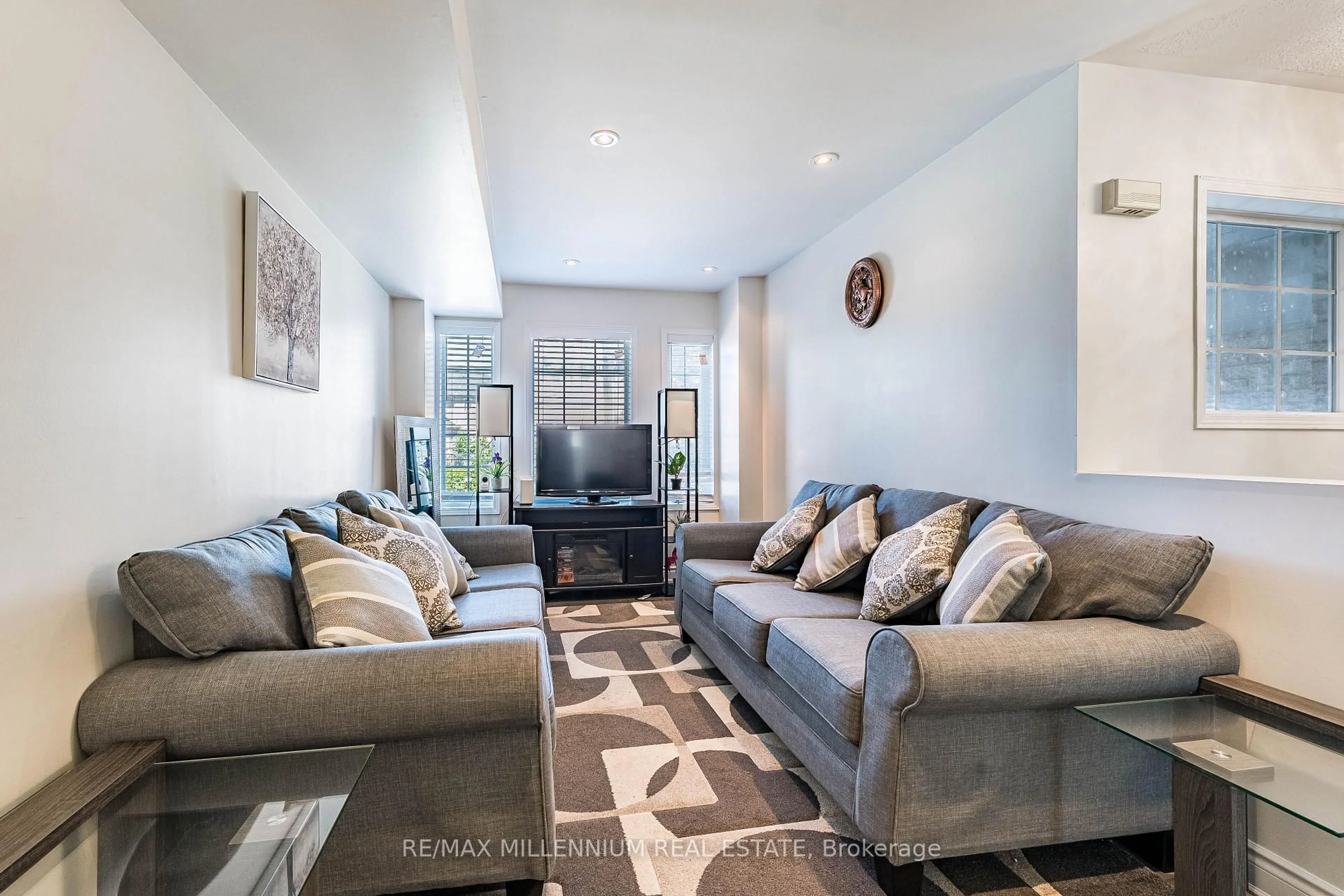 Living room with furniture, unknown for 36 Spadina Rd #36, Brampton Ontario L6X 4X6