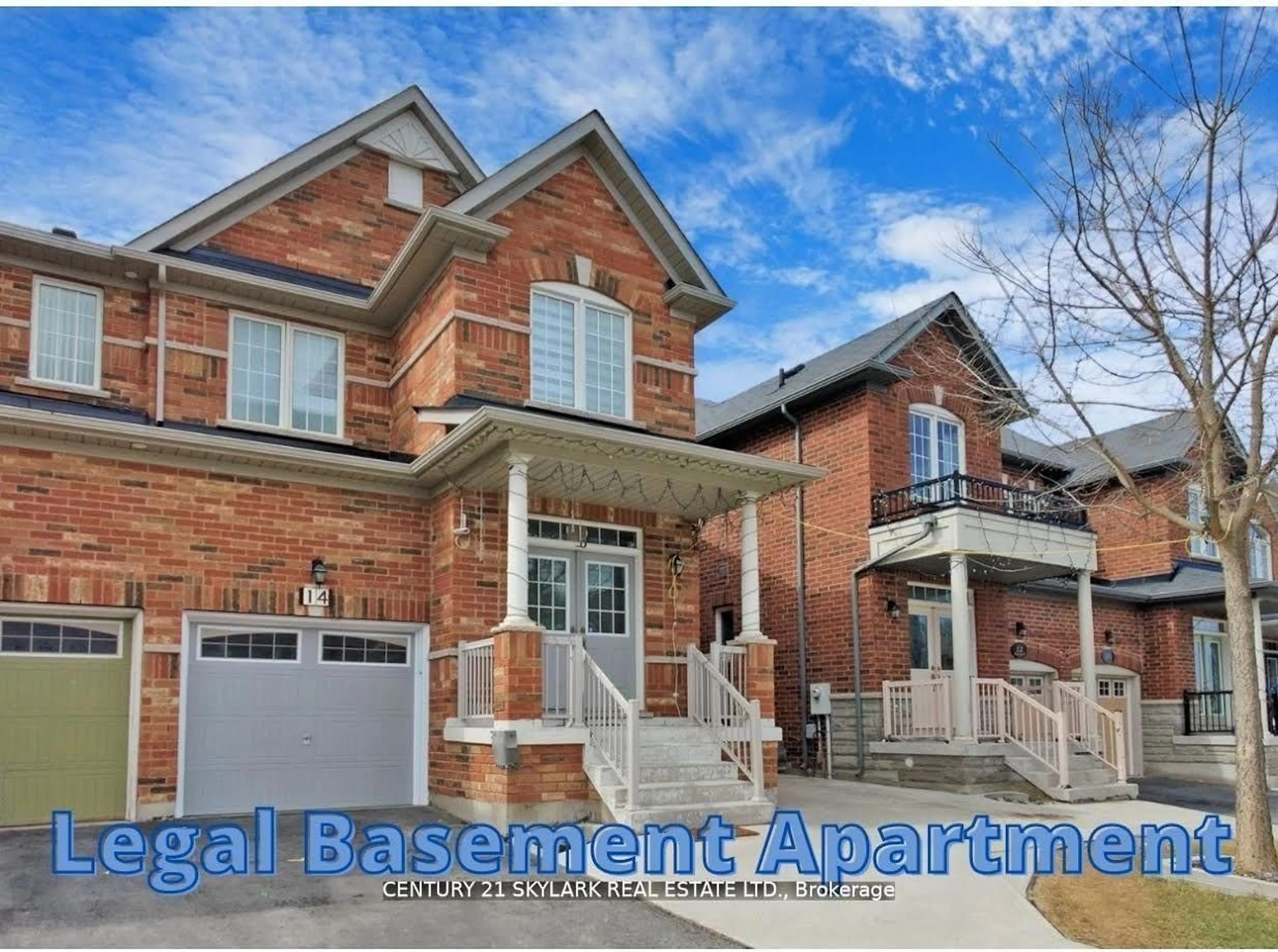Home with brick exterior material, street for 14 Mission Ridge Tr, Brampton Ontario L6P 3A2