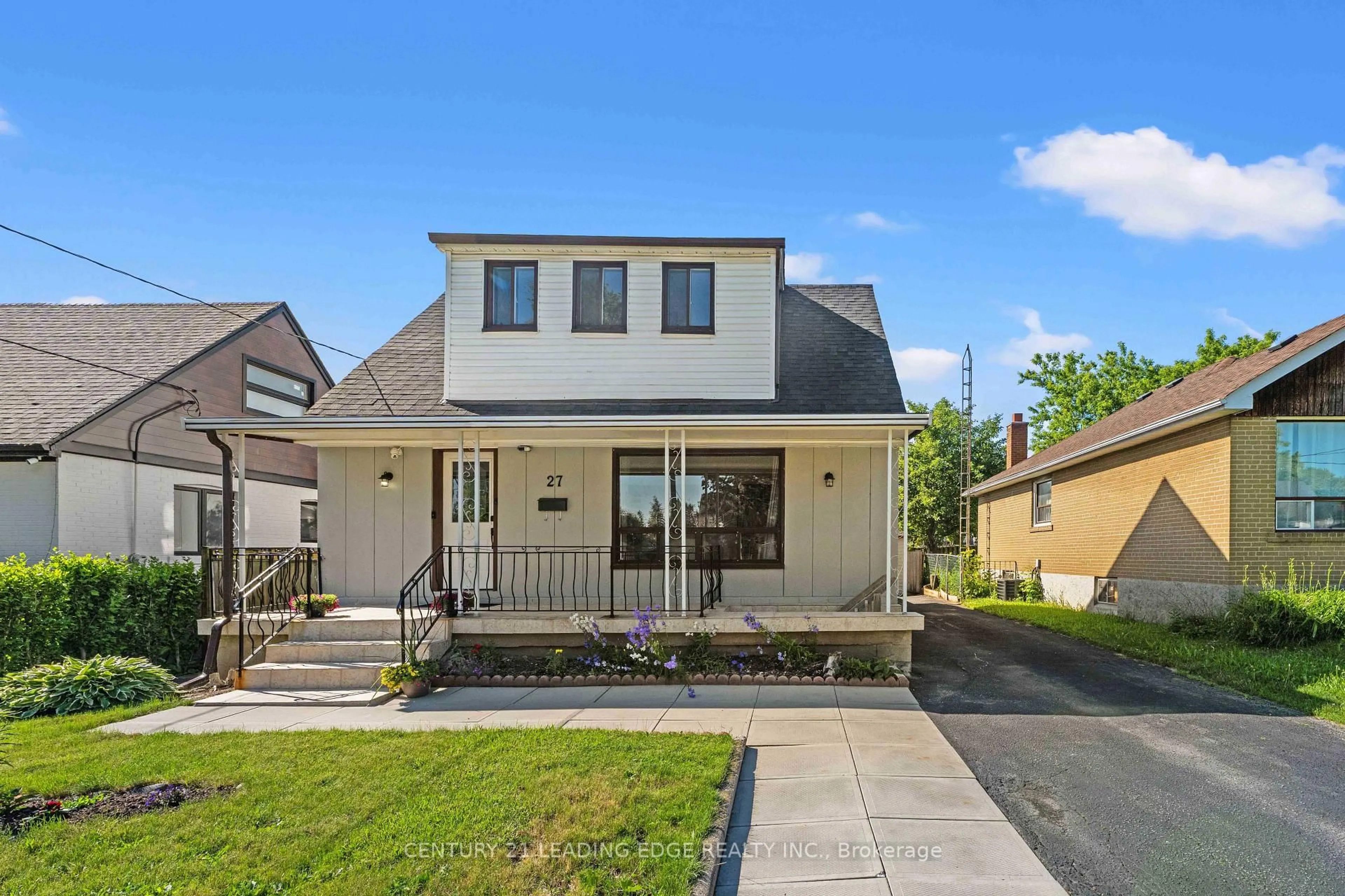 Home with vinyl exterior material, street for 27 Chilcot Ave, Toronto Ontario M9W 1T9