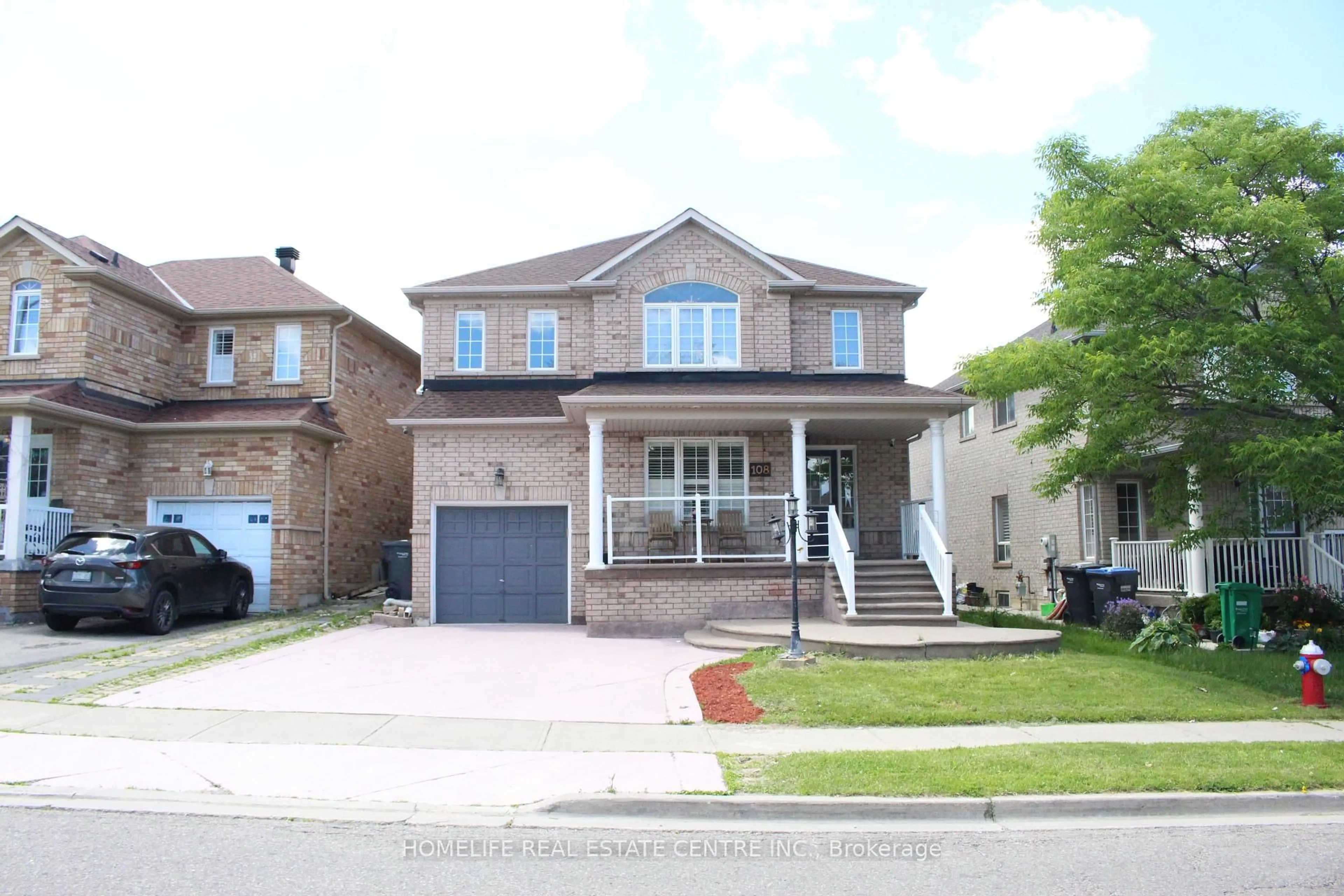 Home with brick exterior material, street for 108 Fairhill Ave, Brampton Ontario L7A 2H5