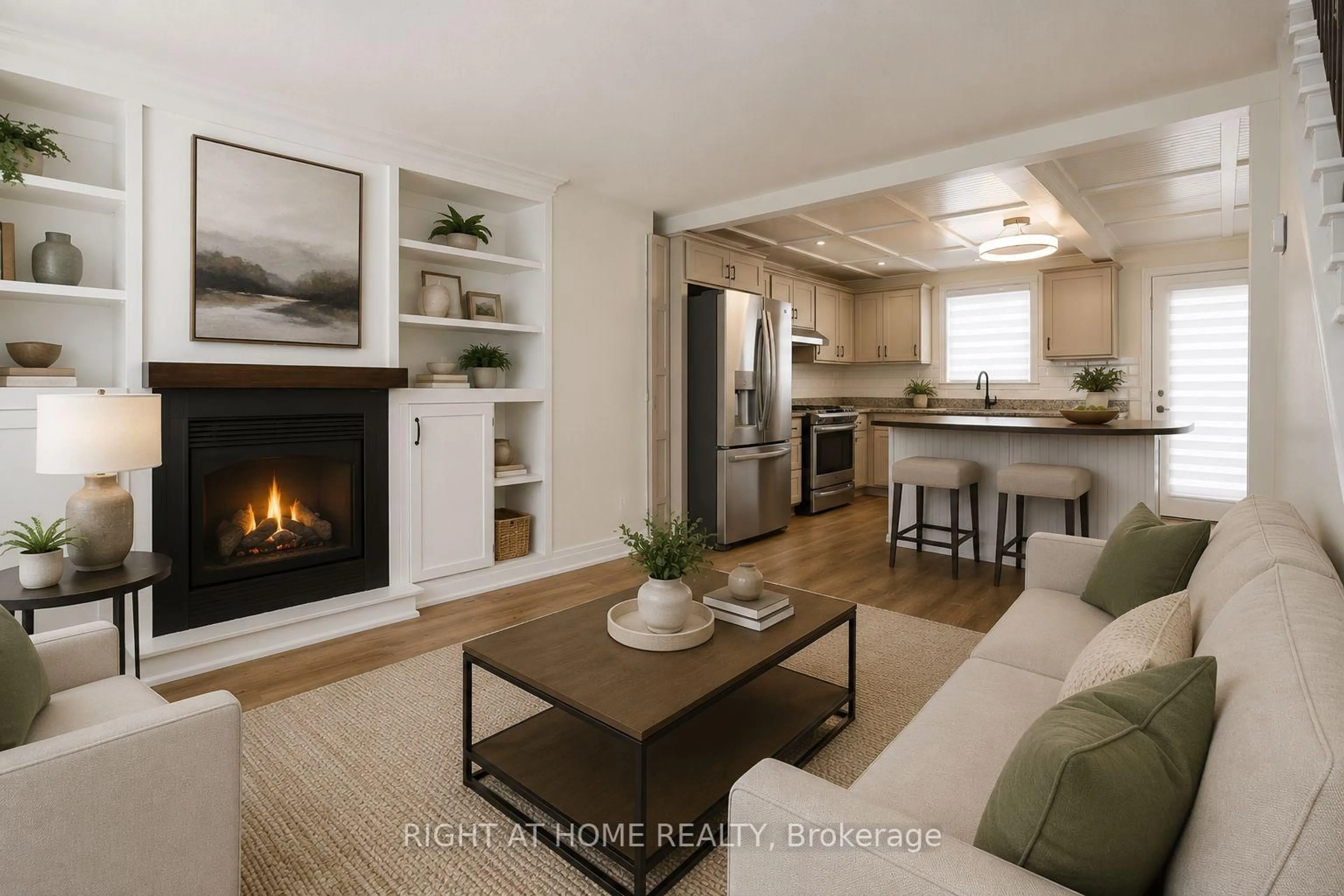 Living room with furniture, unknown for 62 Charles St, Milton Ontario L9T 2G7