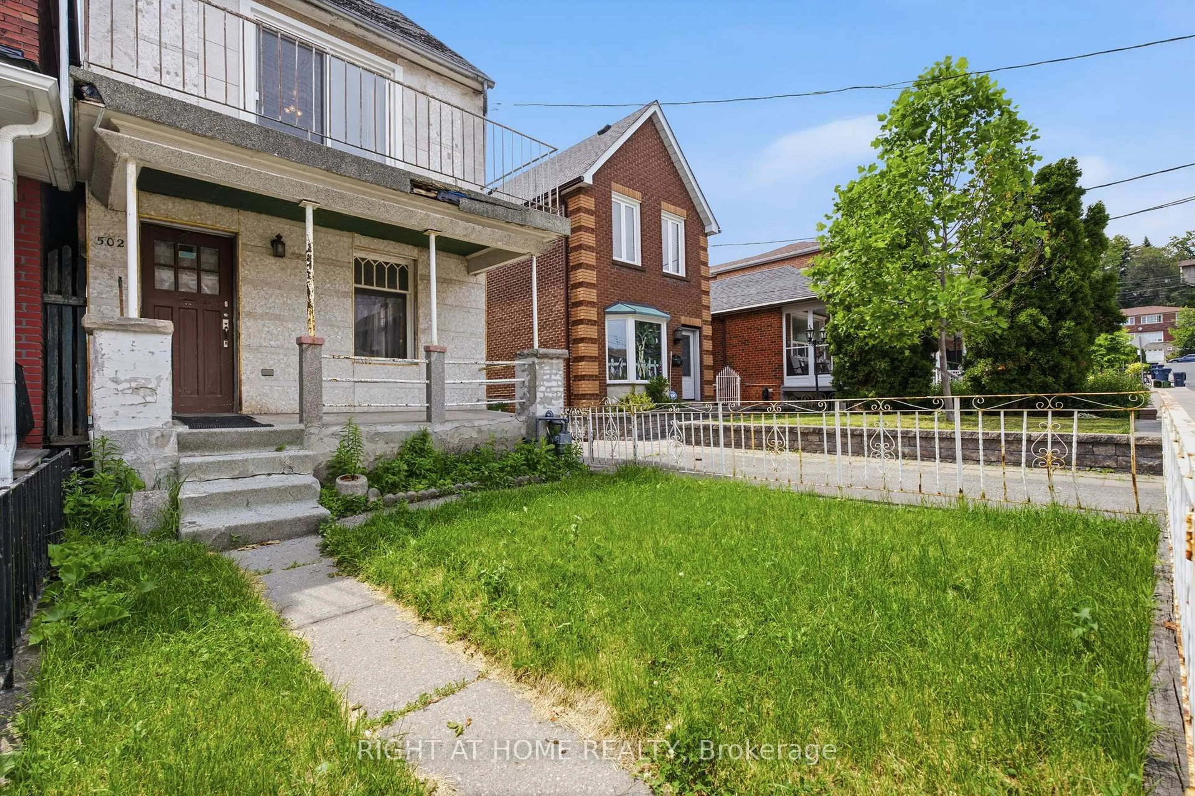 Home with brick exterior material, street for 502 Salem Ave, Toronto Ontario M6H 3E1