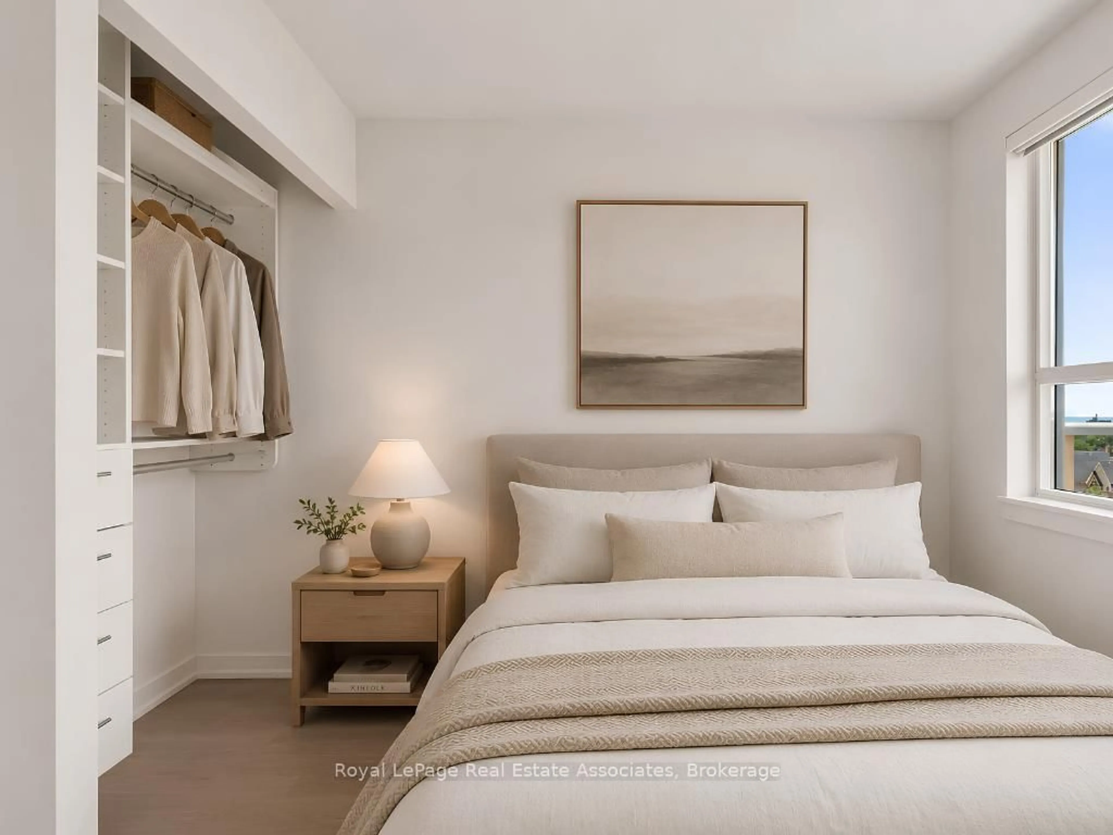 Bedroom with bed, unknown for 4 Elsinore Path #706, Toronto Ontario M8V 4G7