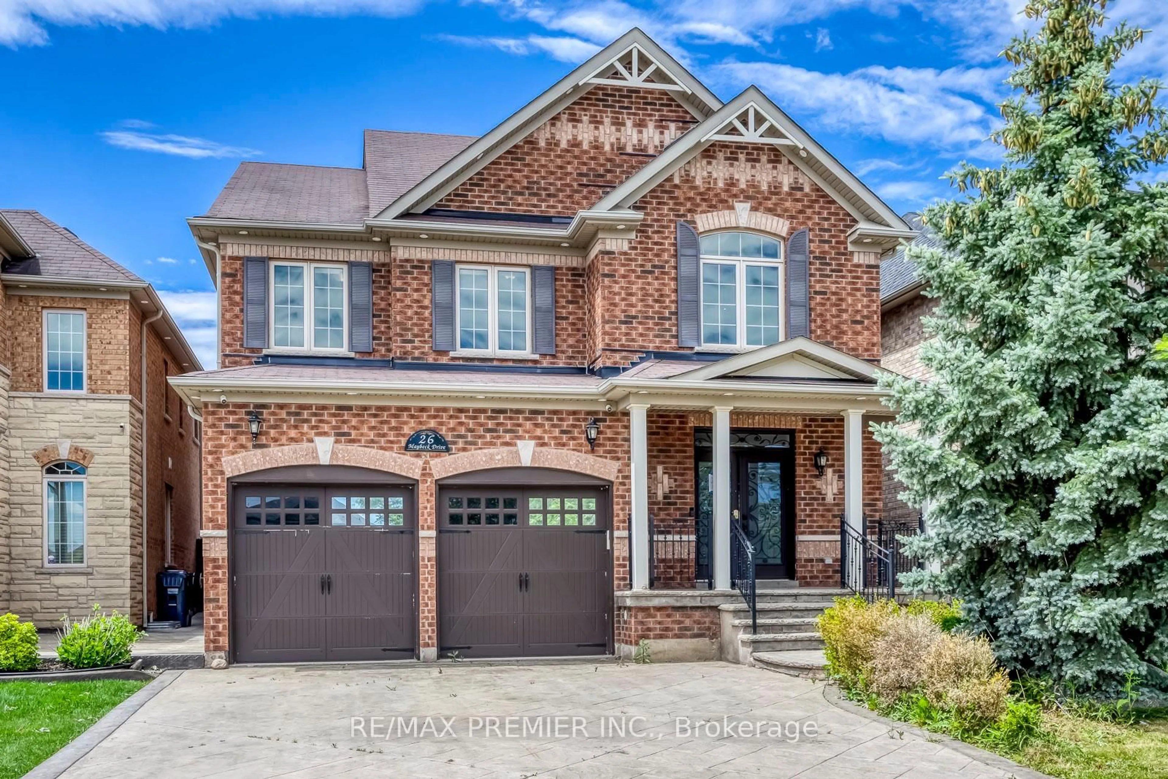 Home with brick exterior material, street for 26 Maybeck Dr, Brampton Ontario L6X 0Z1
