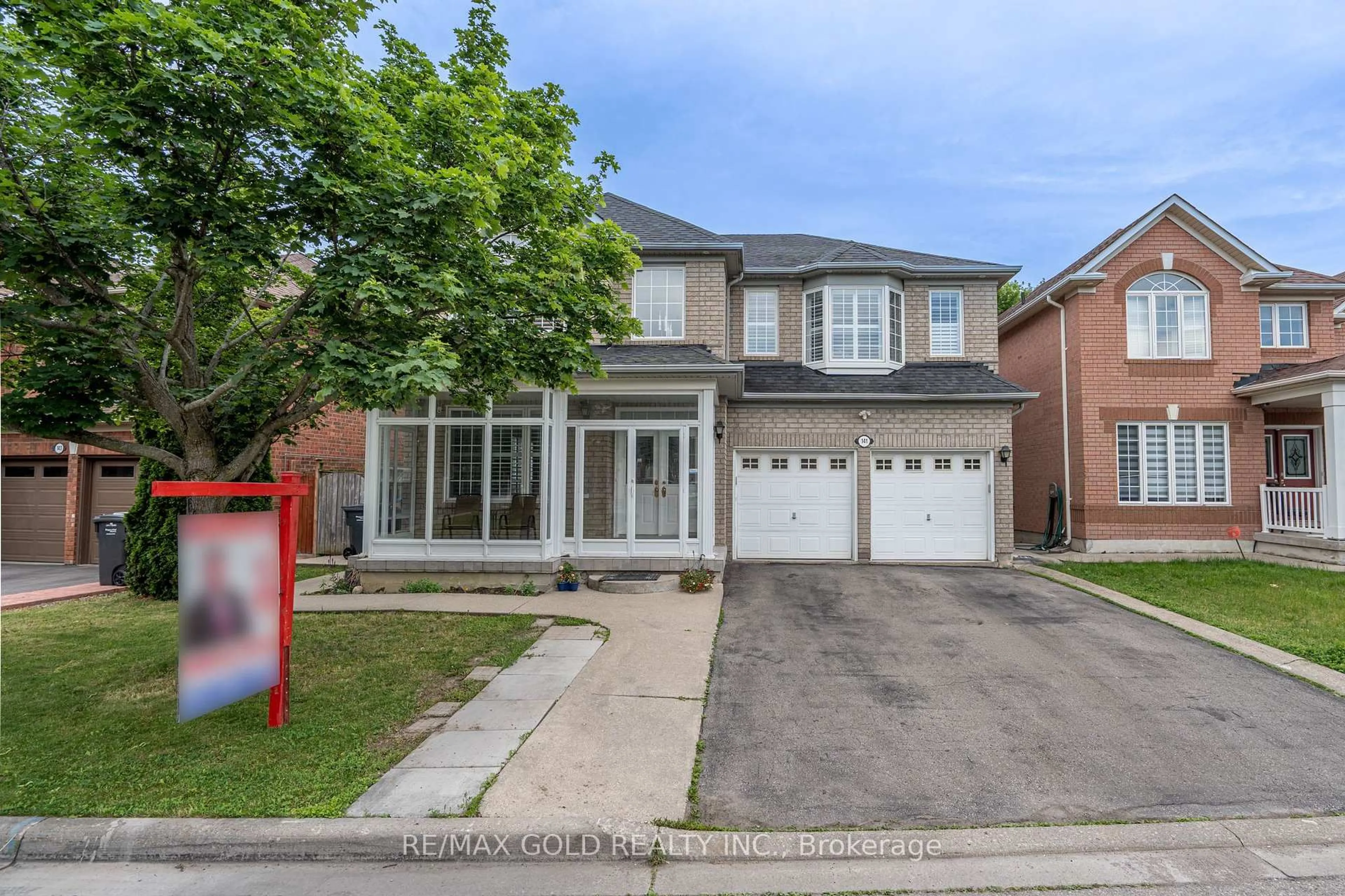Home with brick exterior material, street for 141 Whitwell Dr, Brampton Ontario L6P 1L2