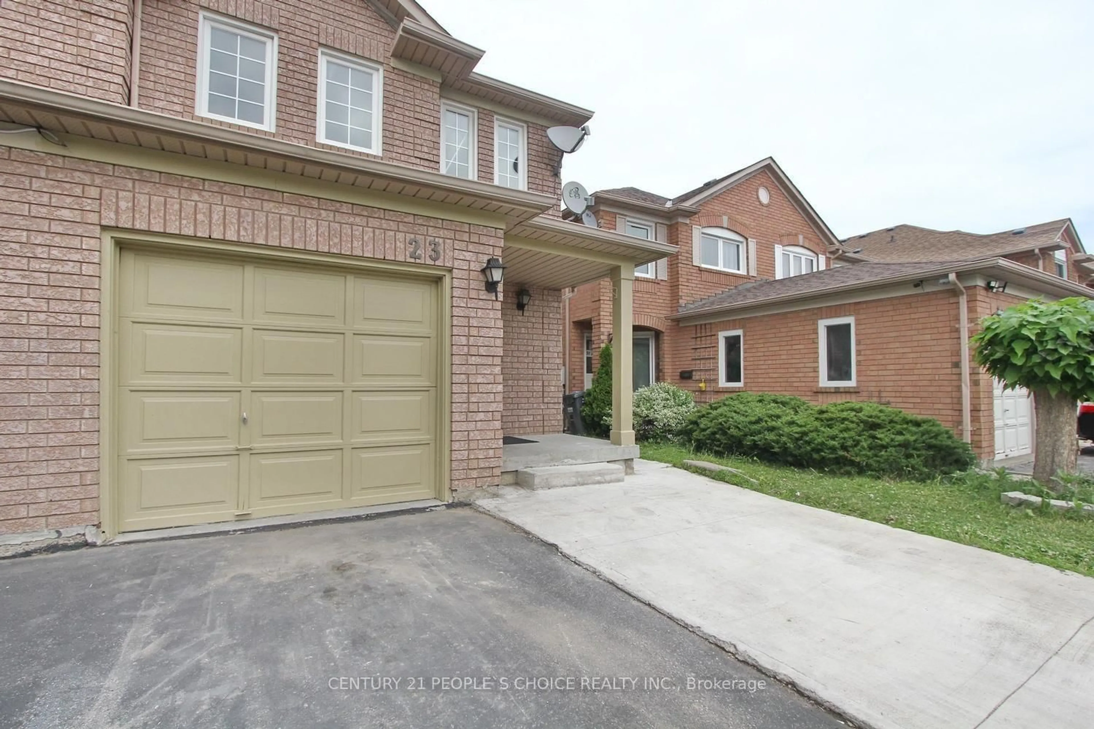 Home with brick exterior material, street for 23 Dusty Star Dr, Brampton Ontario L6R 1Y5