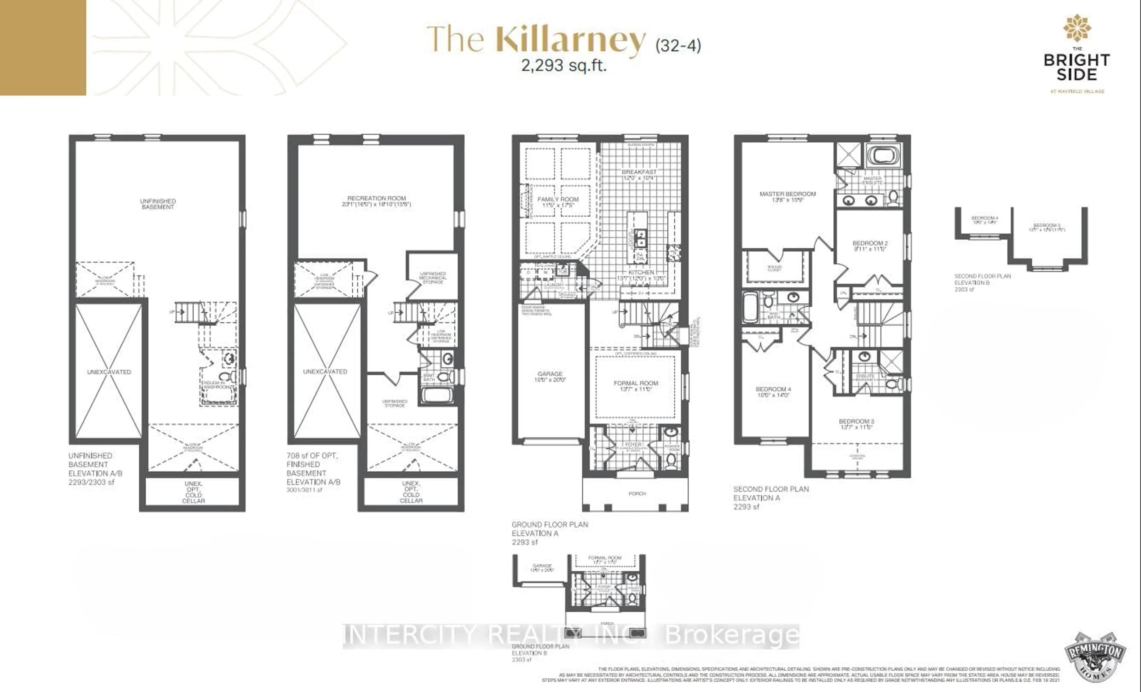 Floor plan for 30 Icewater Terr #Lot 6, Brampton Ontario L6R 4H2