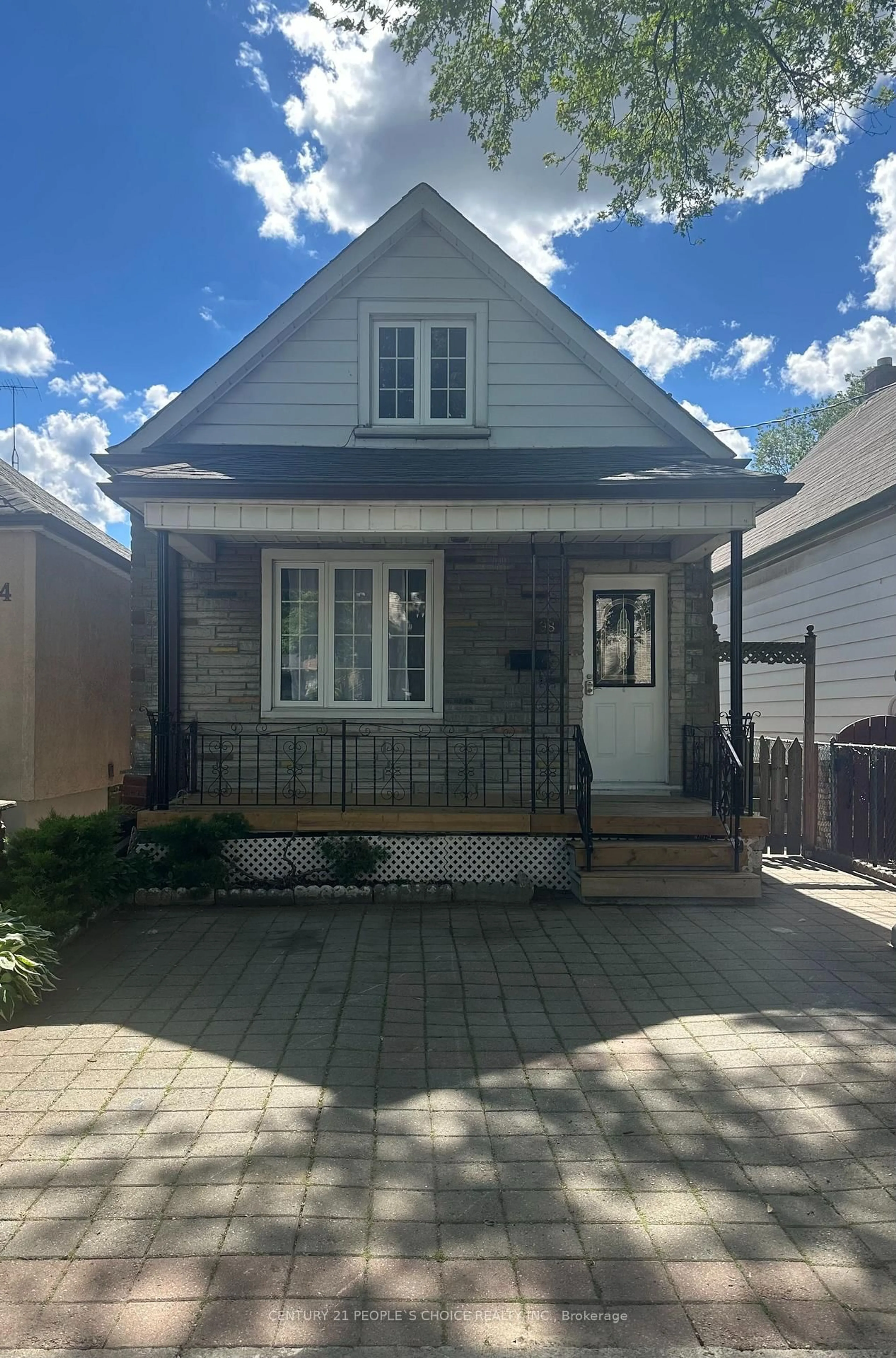 Home with vinyl exterior material, street for 98 Chambers Ave, Toronto Ontario M6N 3M2