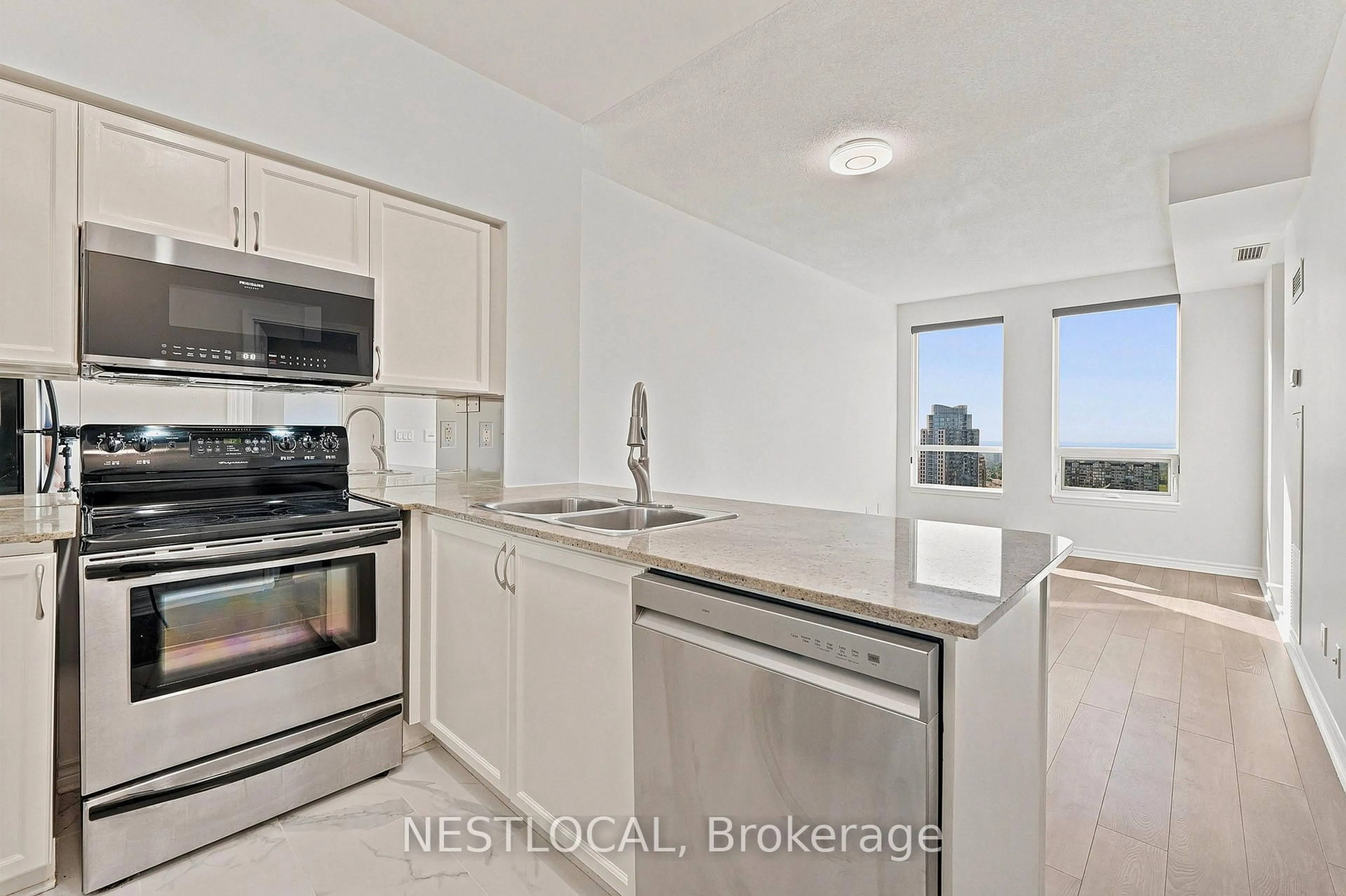 Standard kitchen, unknown for 388 Prince Of Wales Dr #2611, Mississauga Ontario L5B 0A1