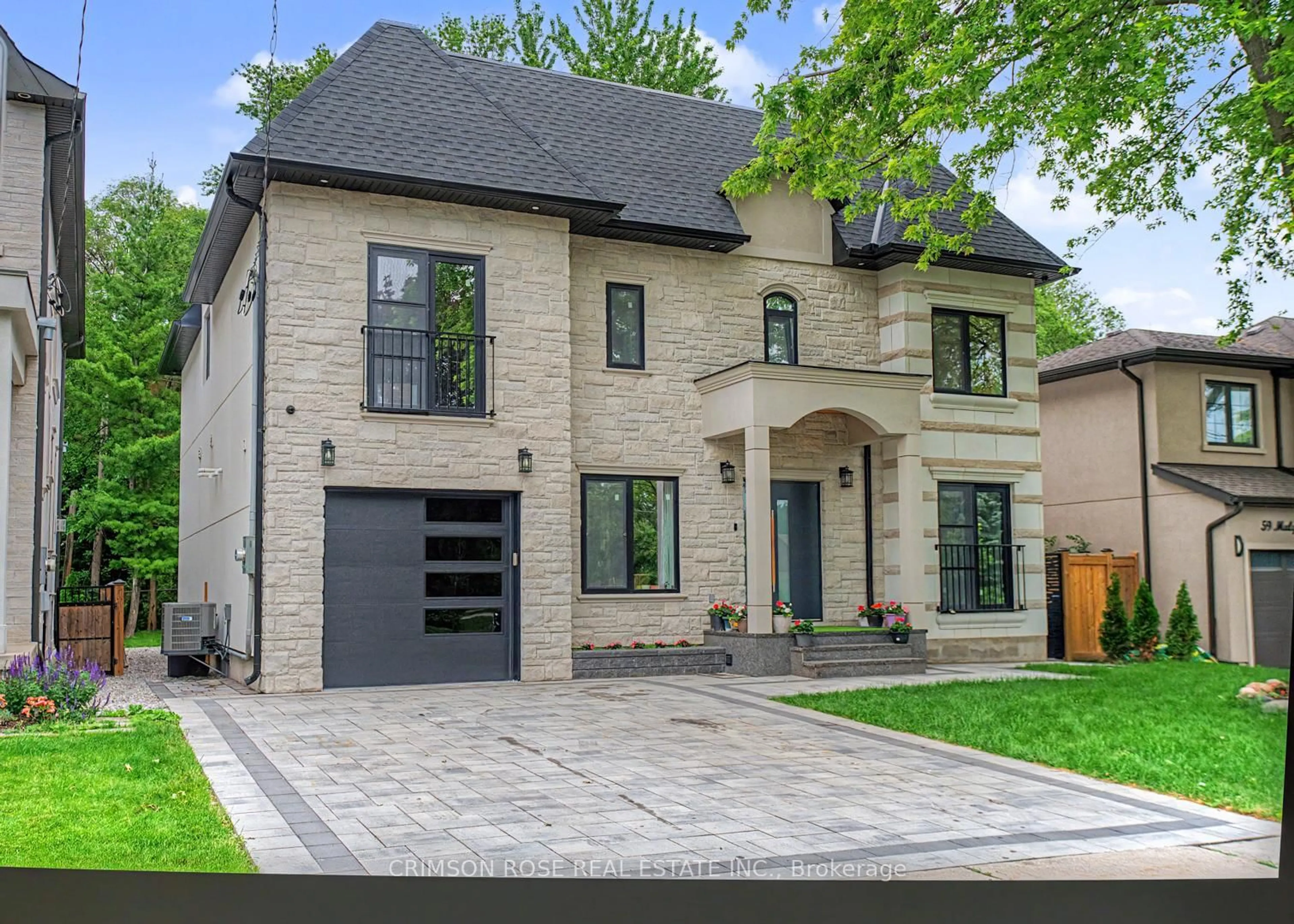 Home with brick exterior material, street for 61 Mulgrove Dr, Toronto Ontario M9C 2R4