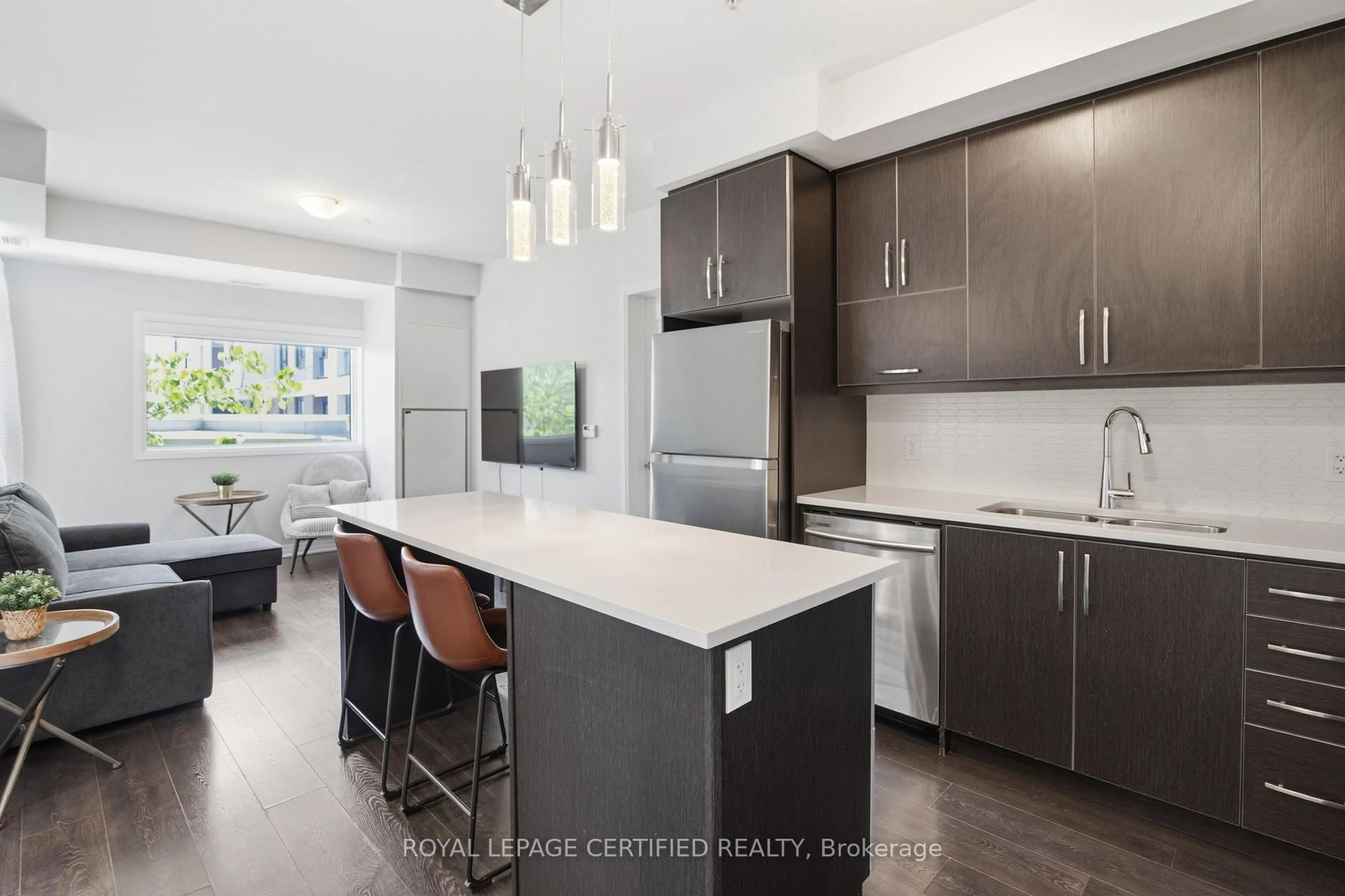 Open concept kitchen, unknown for 1105 Leger Way #236, Milton Ontario L9E 1K7