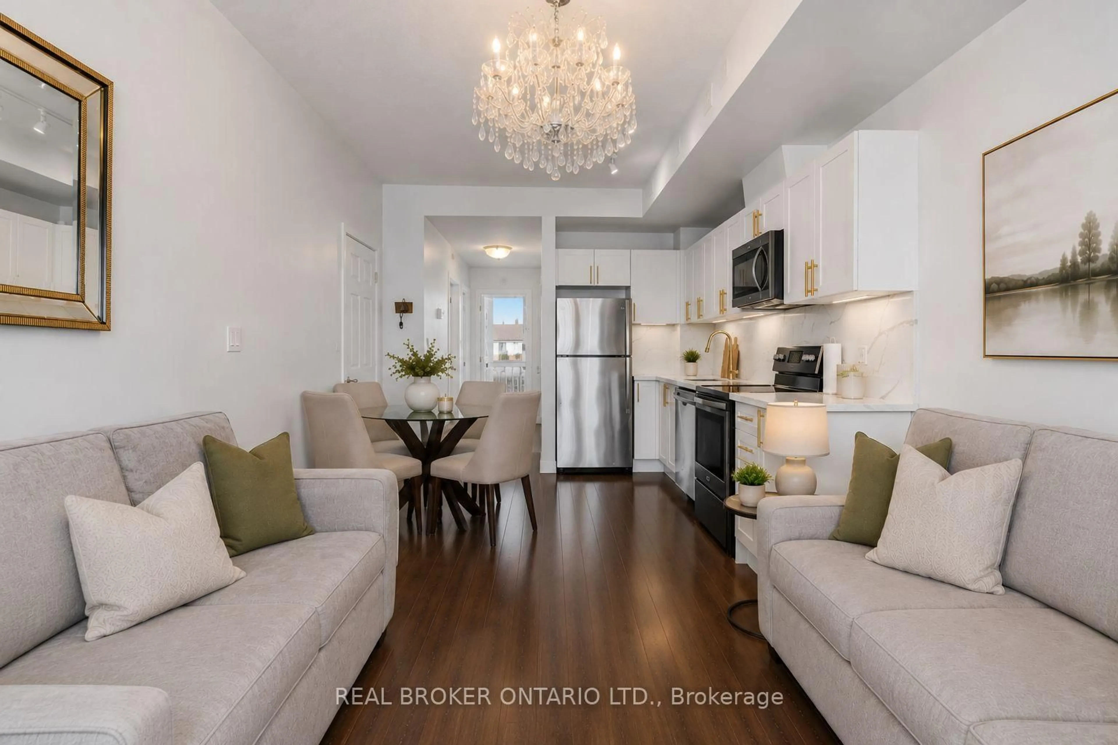 Open concept kitchen, unknown for 630 Rogers Rd #21, Toronto Ontario M6M 0B4