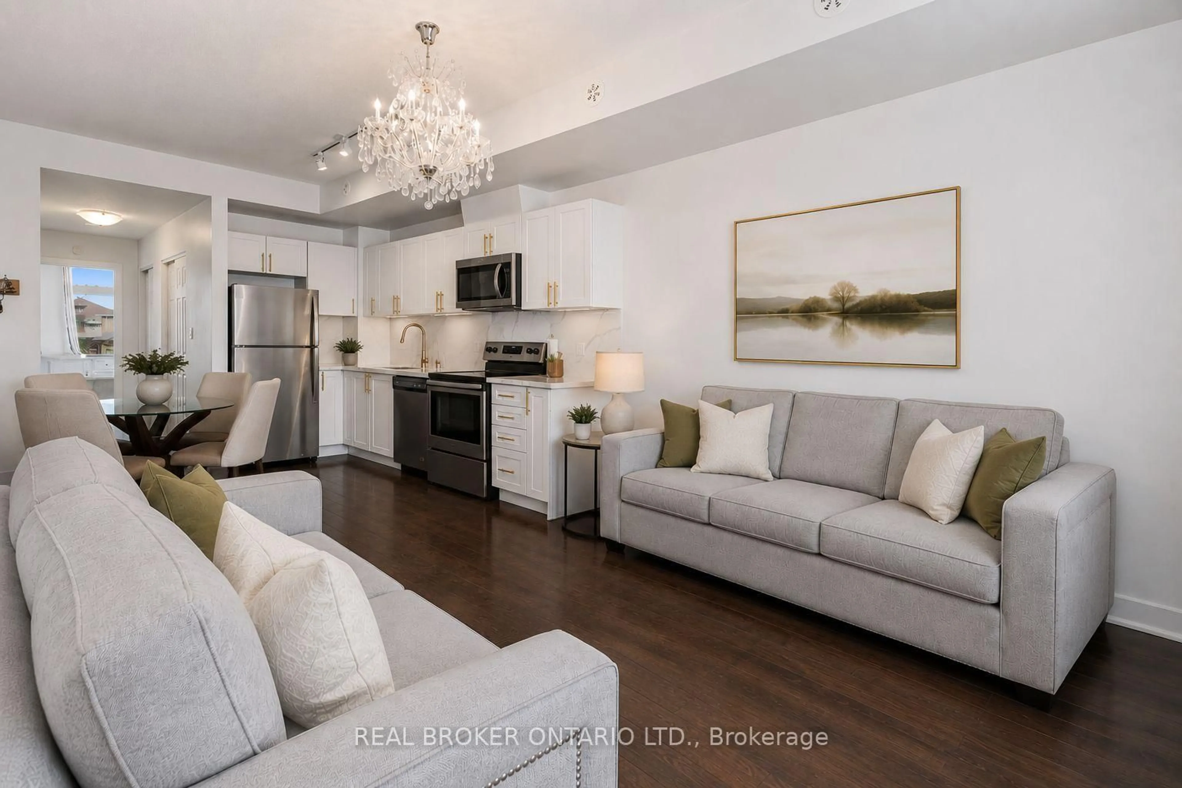 Open concept kitchen, unknown for 630 Rogers Rd #21, Toronto Ontario M6M 0B4